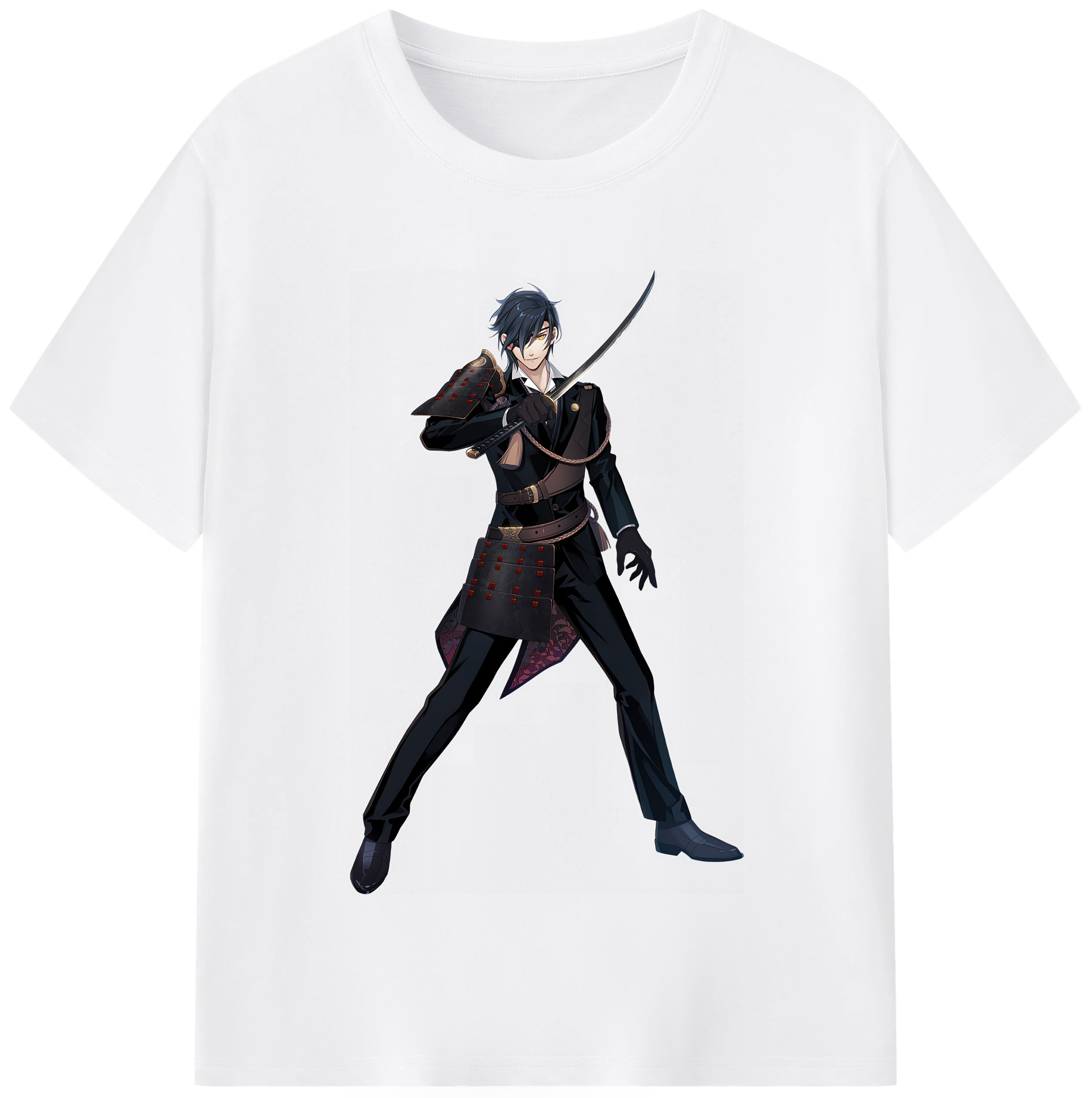 （画像用） 刀剣乱舞 Touken Ranbu 綿100％半袖Tシャツ（フロントプリント）
