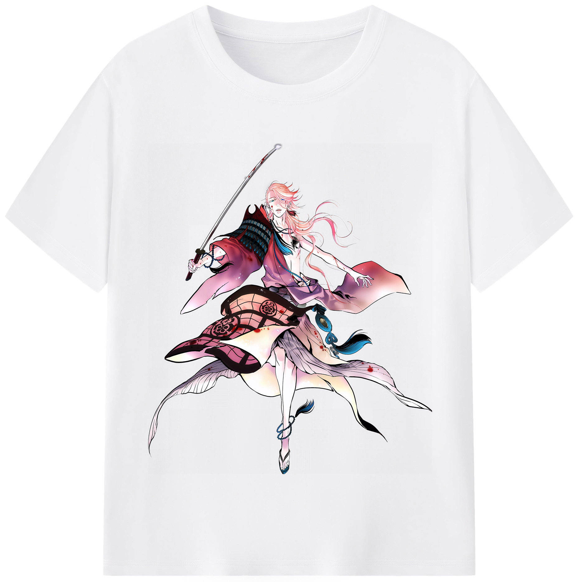 （画像用） 刀剣乱舞 Touken Ranbu 綿100％半袖Tシャツ（フロントプリント）