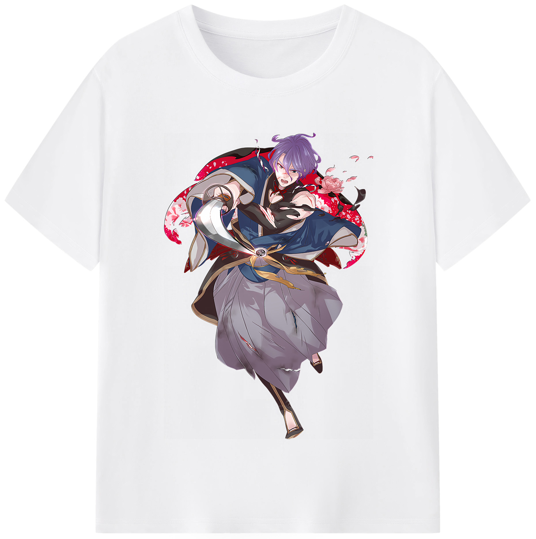（画像用） 刀剣乱舞 Touken Ranbu 綿100％半袖Tシャツ（フロントプリント）