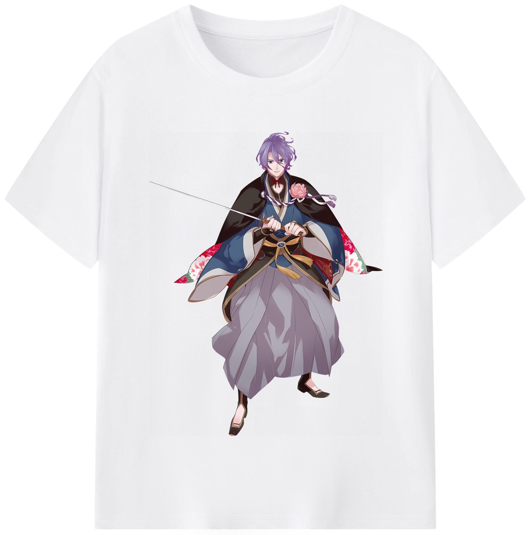 （画像用） 刀剣乱舞 Touken Ranbu 綿100％半袖Tシャツ（フロントプリント）
