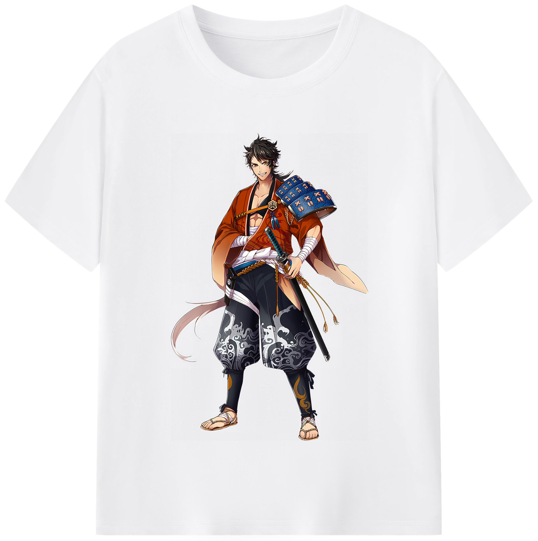 （画像用） 刀剣乱舞 Touken Ranbu 綿100％半袖Tシャツ（フロントプリント）