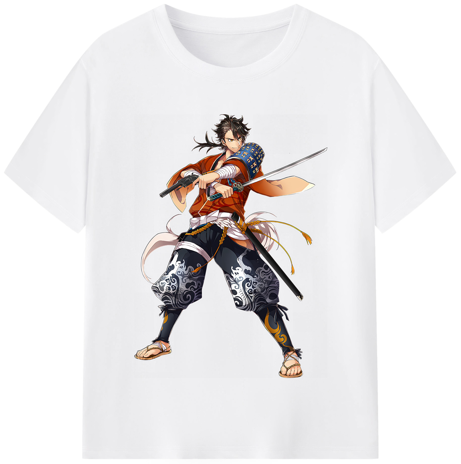 （画像用） 刀剣乱舞 Touken Ranbu 綿100％半袖Tシャツ（フロントプリント）