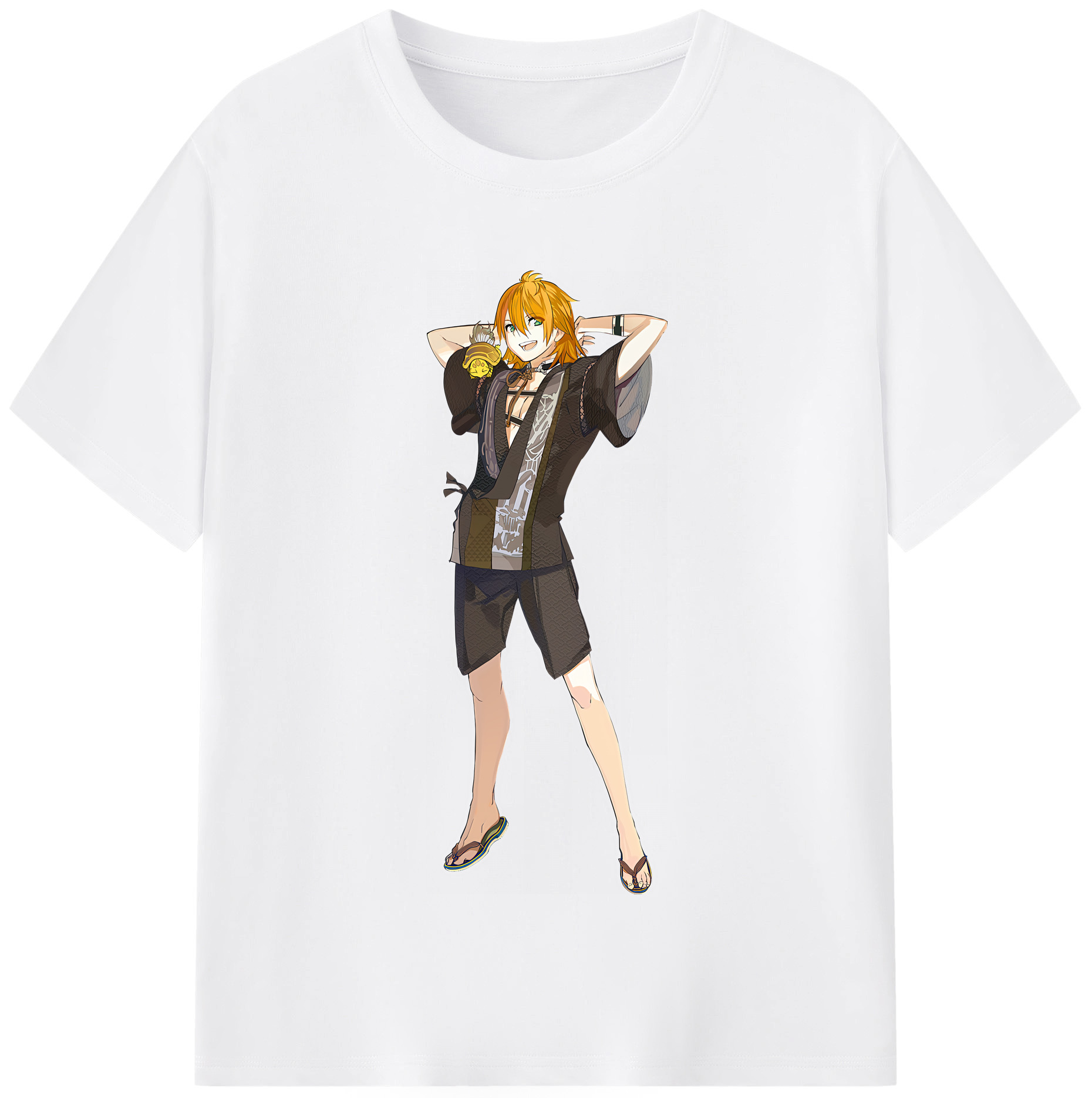 （画像用） 刀剣乱舞 Touken Ranbu 綿100％半袖Tシャツ（フロントプリント）