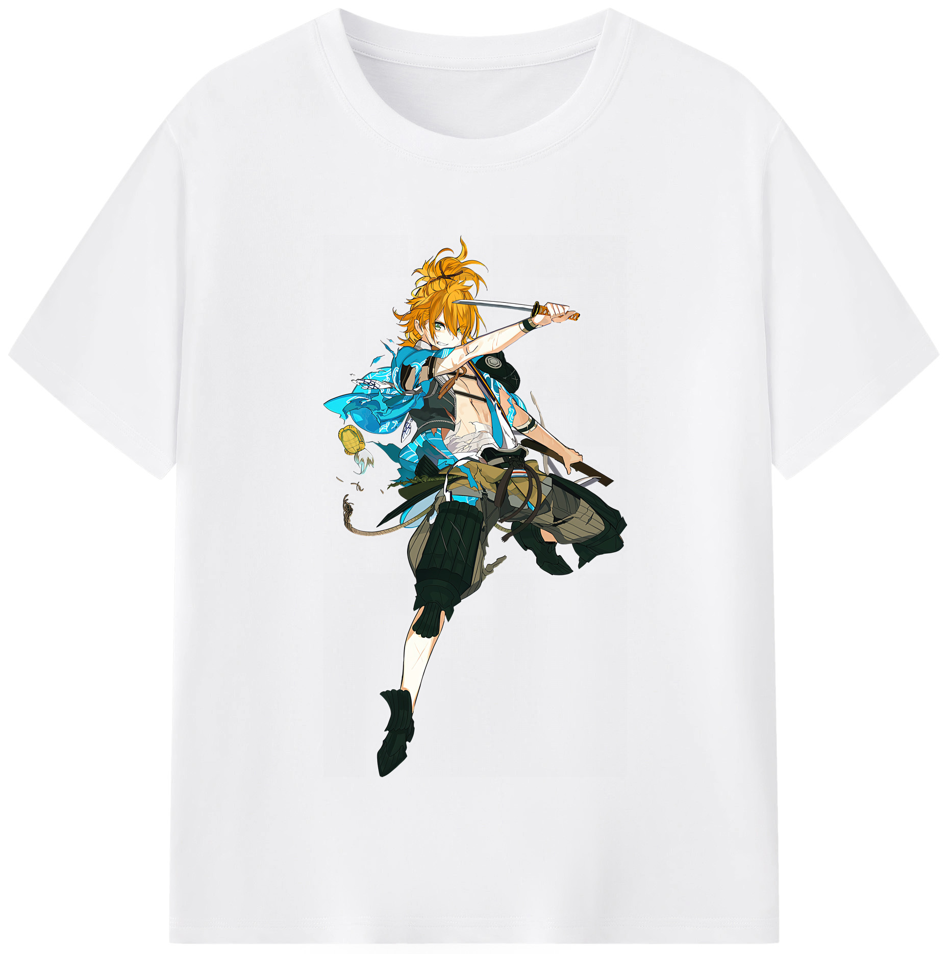 （画像用） 刀剣乱舞 Touken Ranbu 綿100％半袖Tシャツ（フロントプリント）