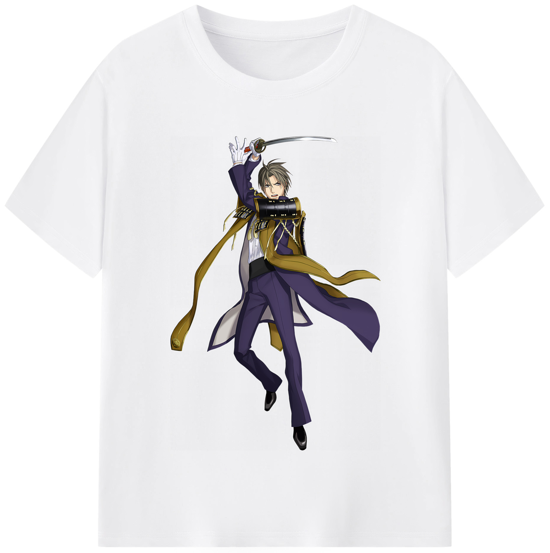 （画像用） 刀剣乱舞 Touken Ranbu 綿100％半袖Tシャツ（フロントプリント）