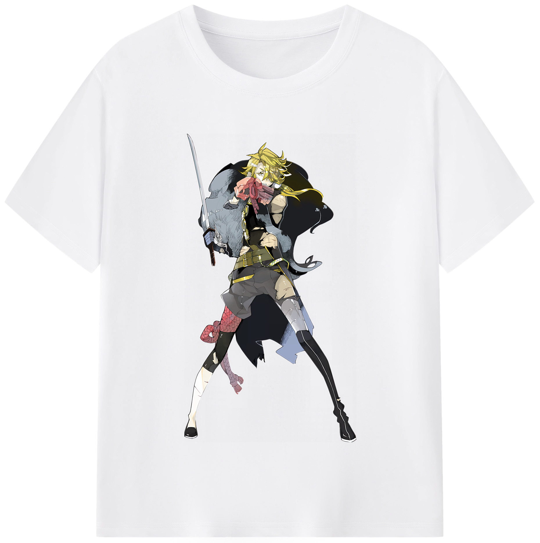 （画像用） 刀剣乱舞 Touken Ranbu 綿100％半袖Tシャツ（フロントプリント）