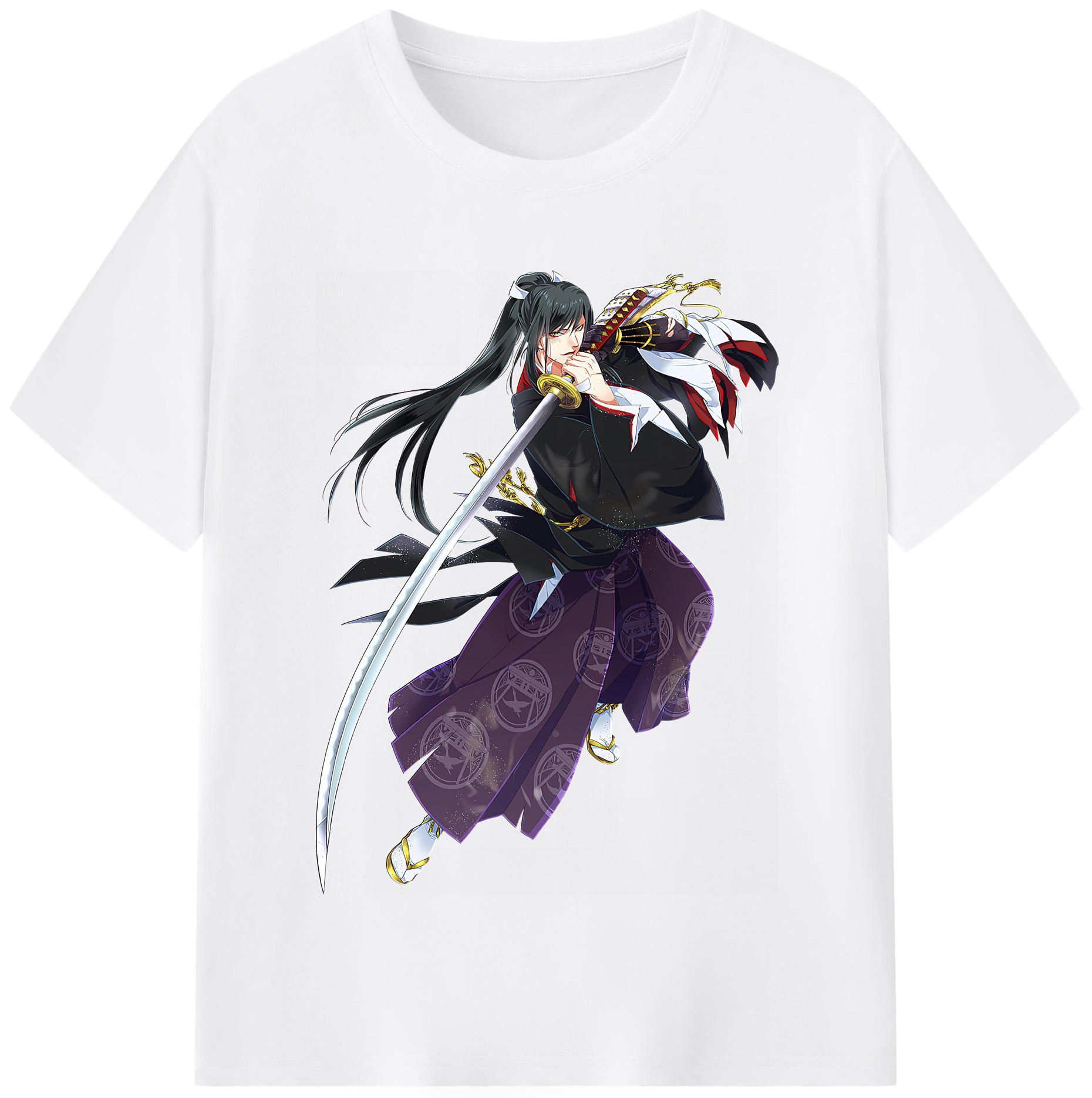 （画像用） 刀剣乱舞 Touken Ranbu 綿100％半袖Tシャツ（フロントプリント）