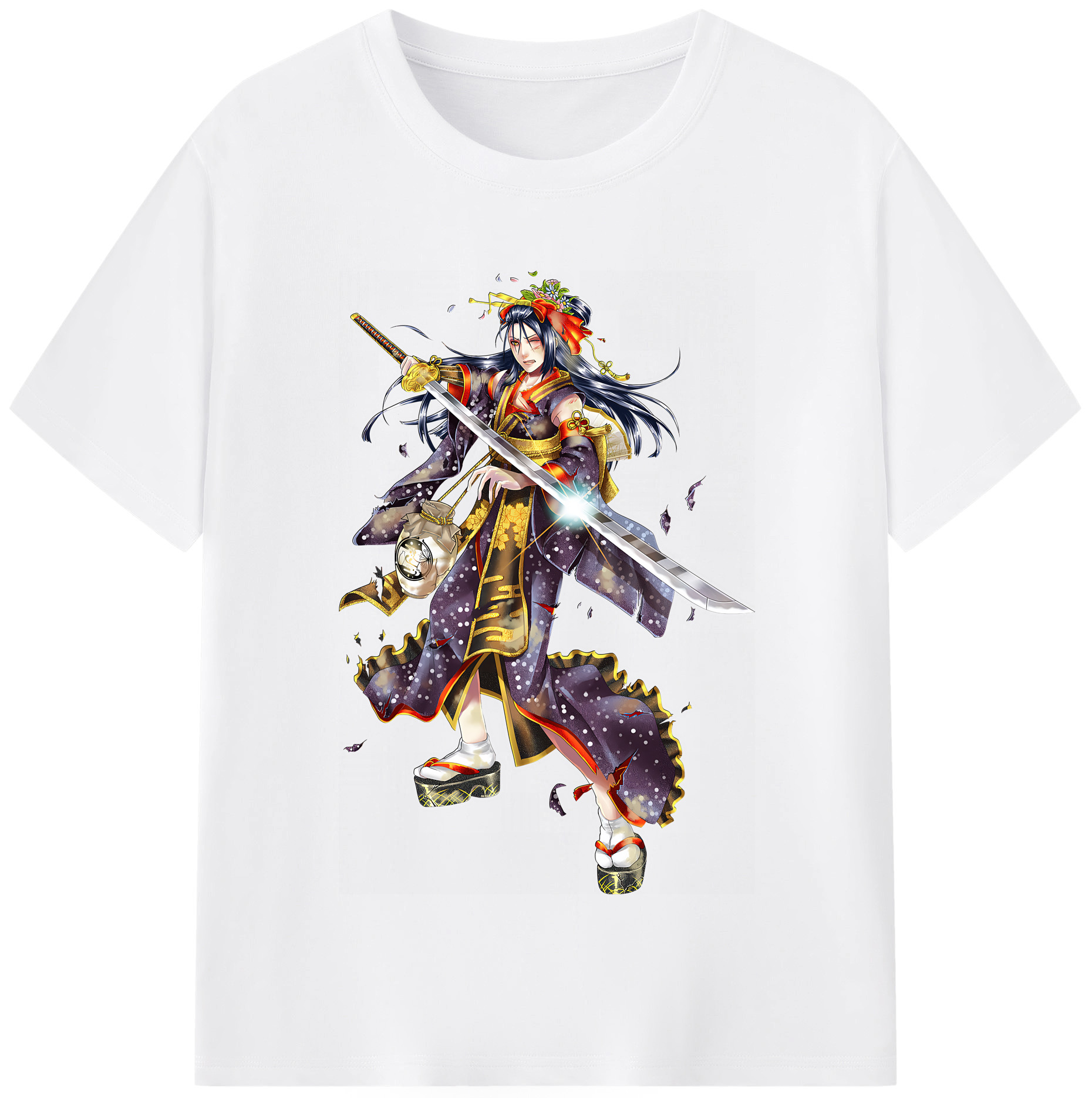 （画像用） 刀剣乱舞 Touken Ranbu 綿100％半袖Tシャツ（フロントプリント）