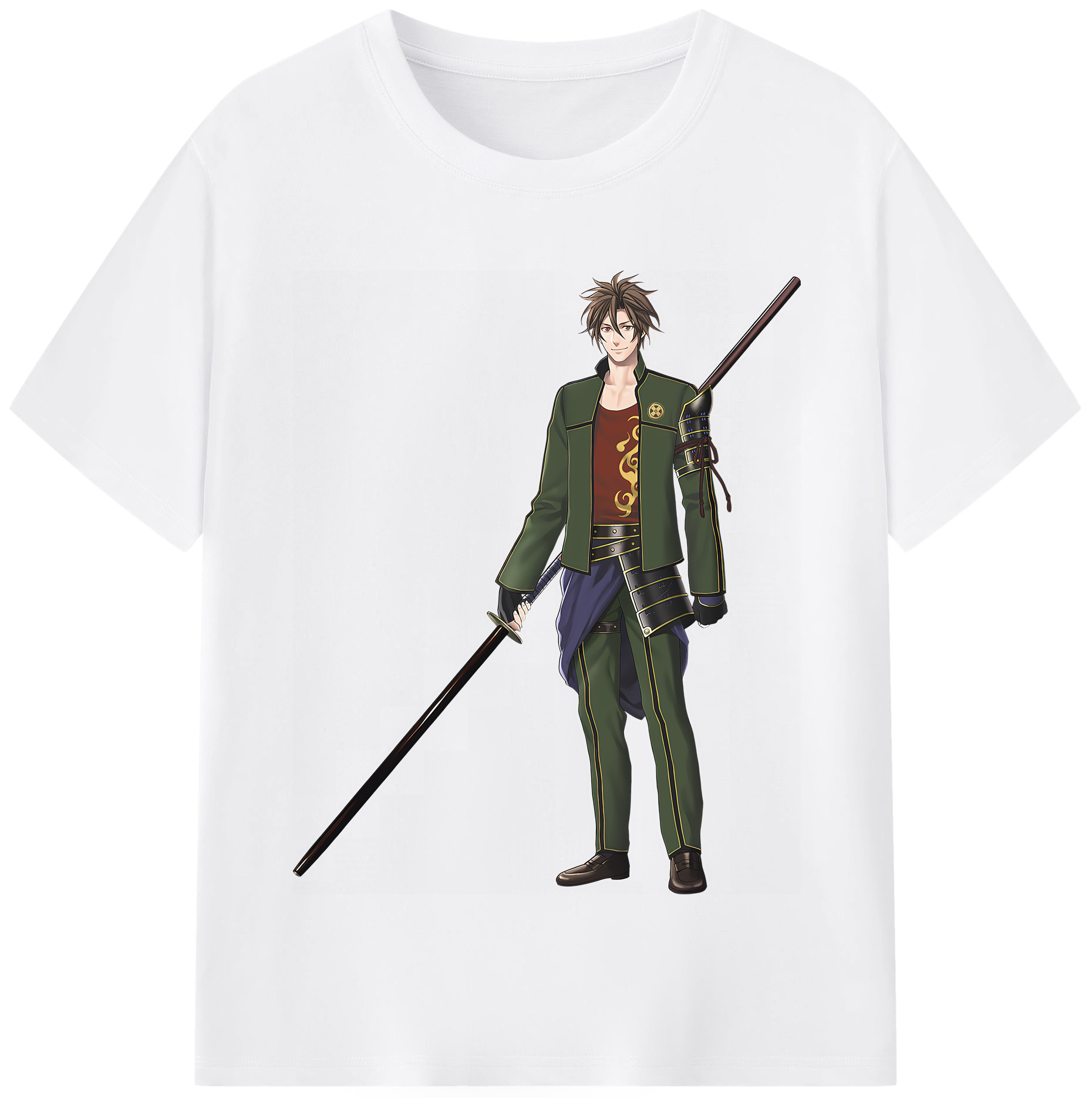 （画像用） 刀剣乱舞 Touken Ranbu 綿100％半袖Tシャツ（フロントプリント）