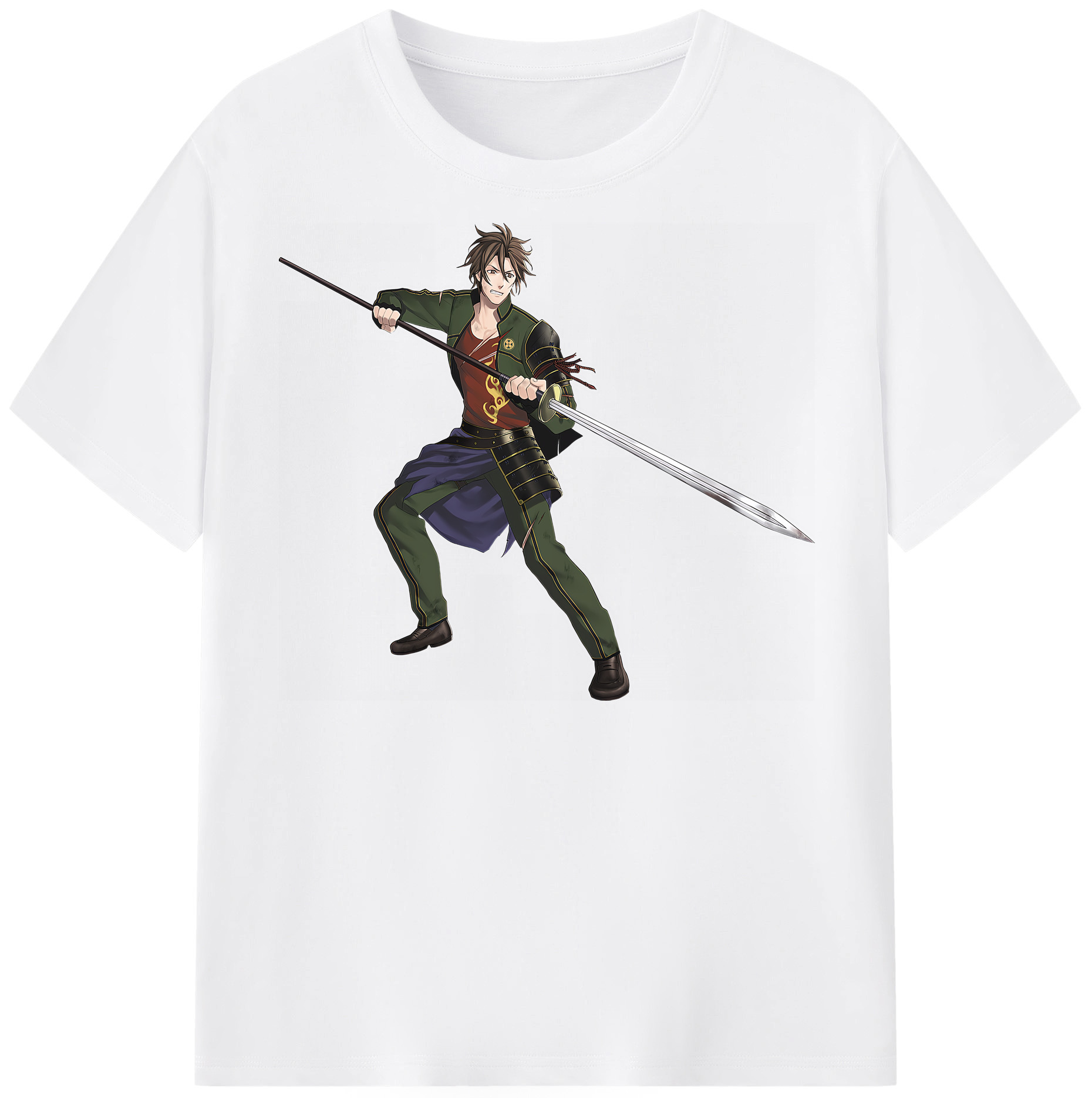 （画像用） 刀剣乱舞 Touken Ranbu 綿100％半袖Tシャツ（フロントプリント）
