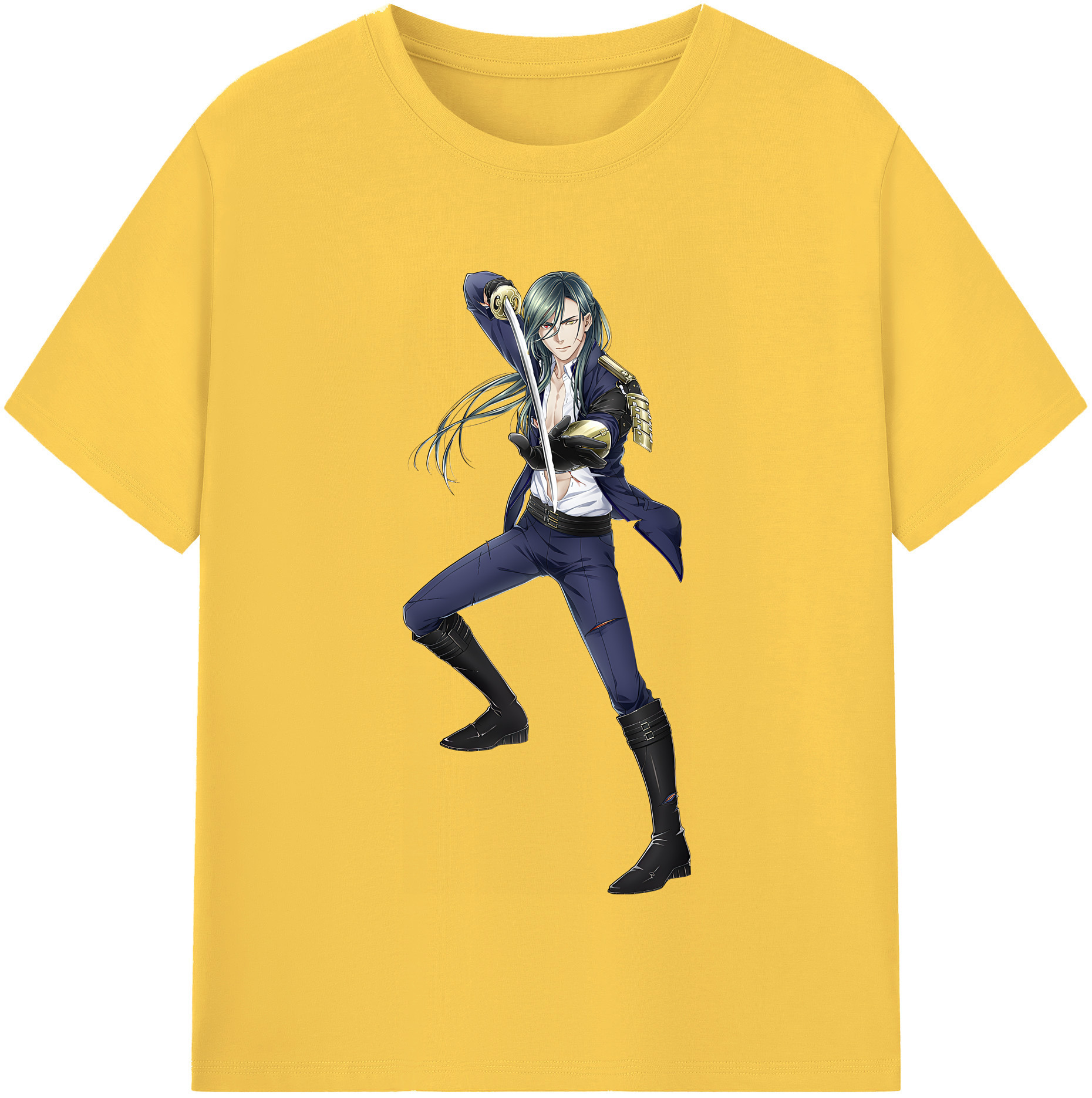 （画像用） 刀剣乱舞 Touken Ranbu 綿100％半袖Tシャツ（フロントプリント）