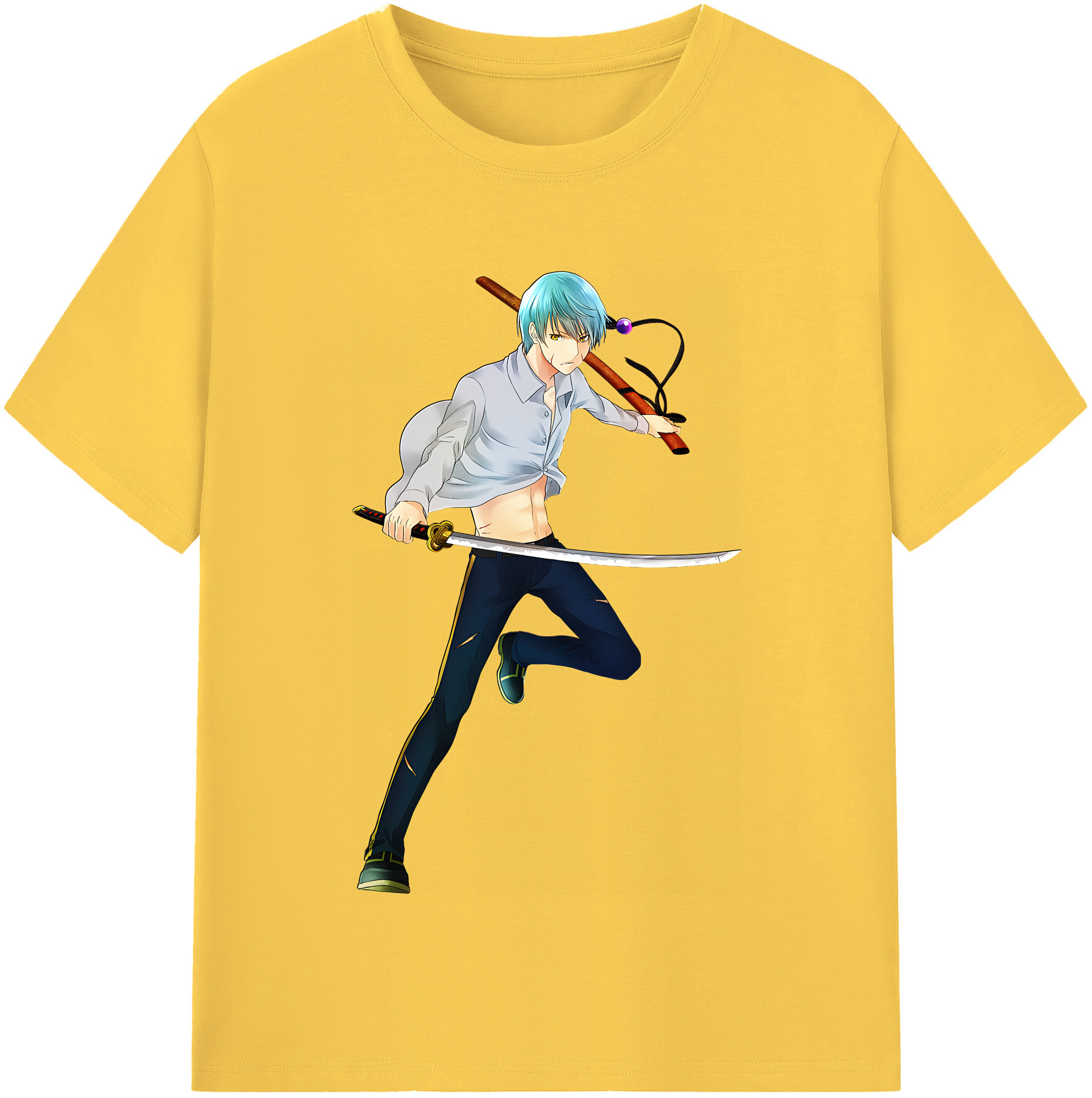 （画像用） 刀剣乱舞 Touken Ranbu 綿100％半袖Tシャツ（フロントプリント）
