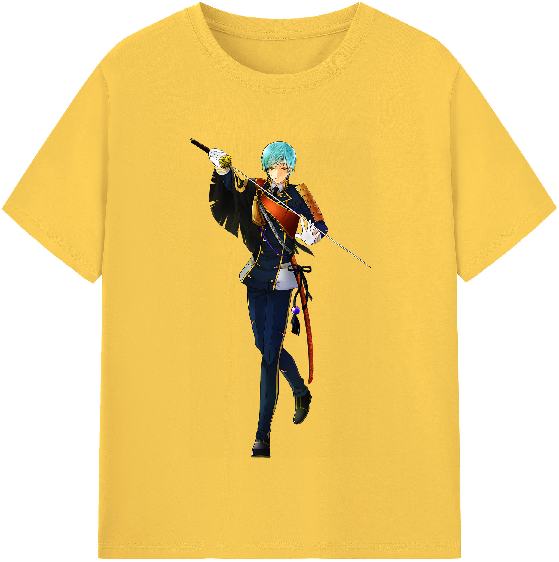 （画像用） 刀剣乱舞 Touken Ranbu 綿100％半袖Tシャツ（フロントプリント）