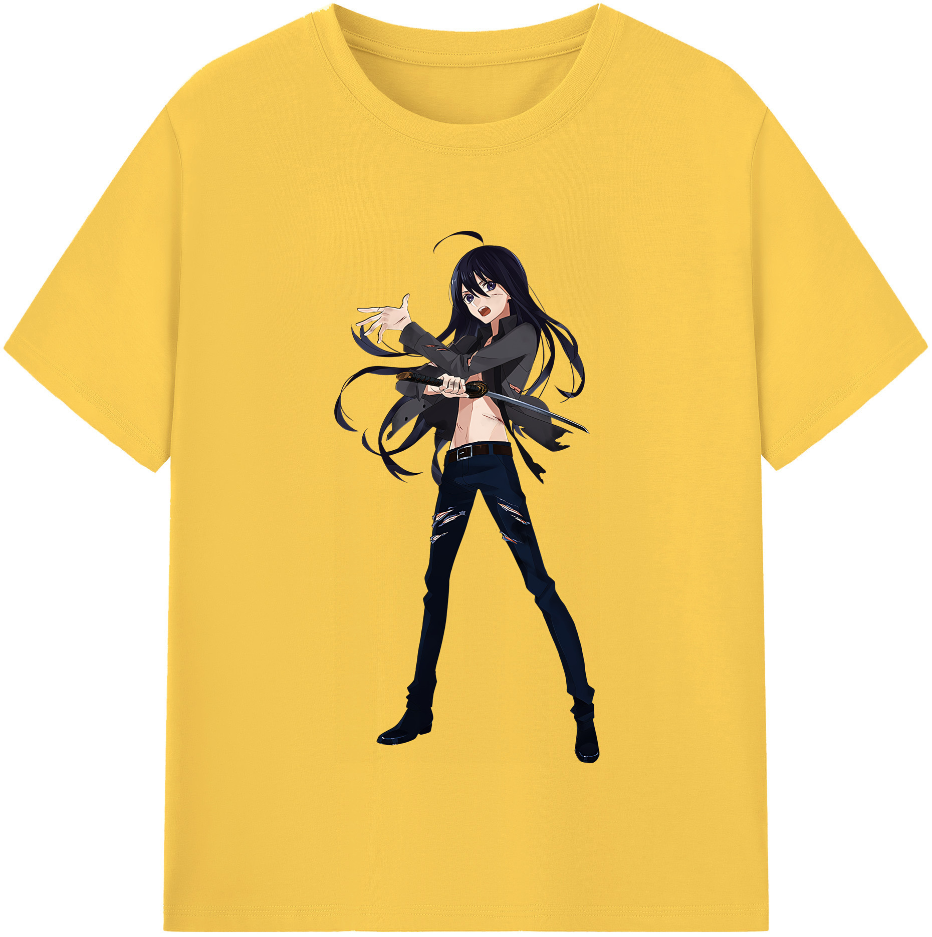 （画像用） 刀剣乱舞 Touken Ranbu 綿100％半袖Tシャツ（フロントプリント）