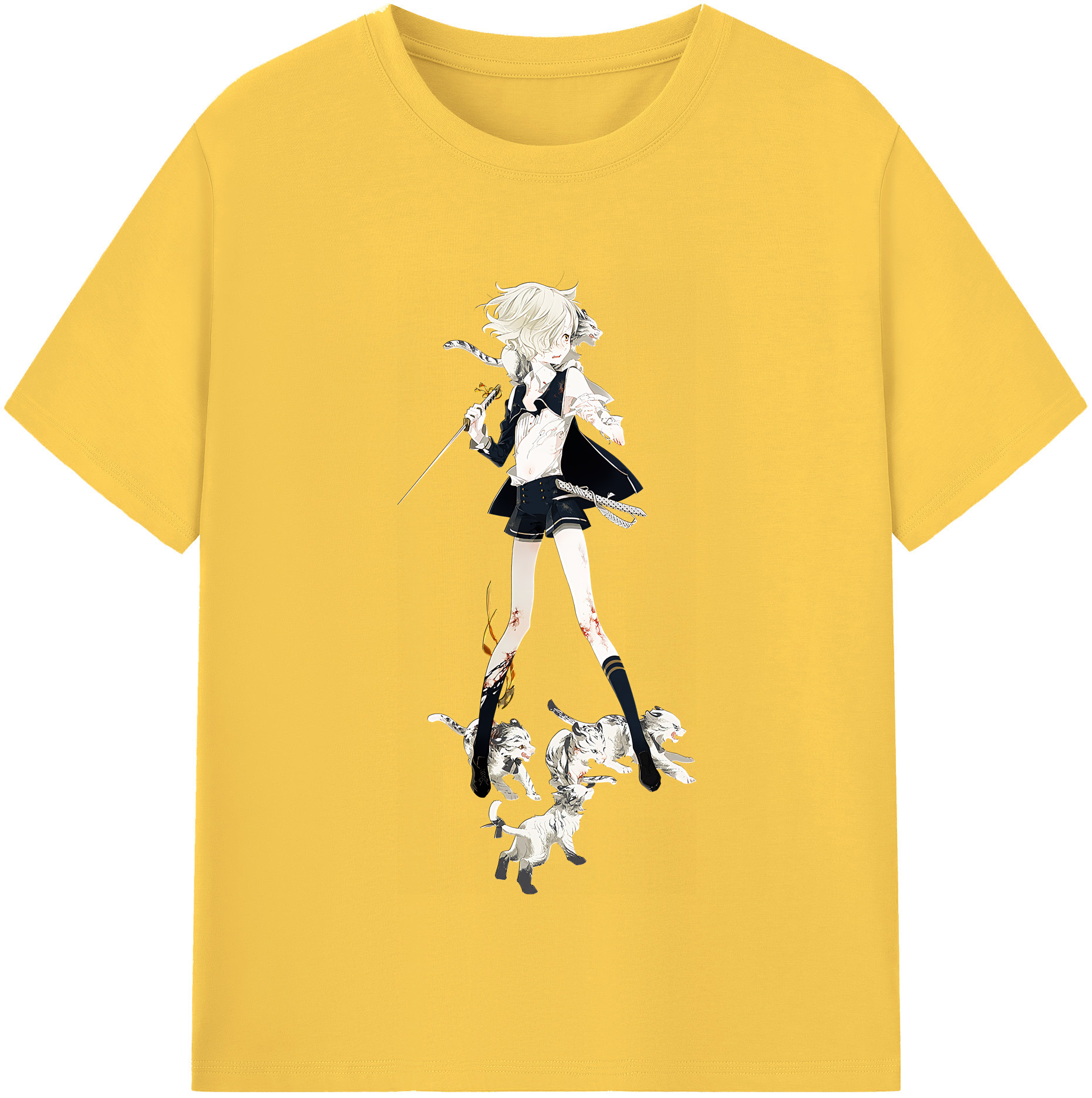 （画像用） 刀剣乱舞 Touken Ranbu 綿100％半袖Tシャツ（フロントプリント）