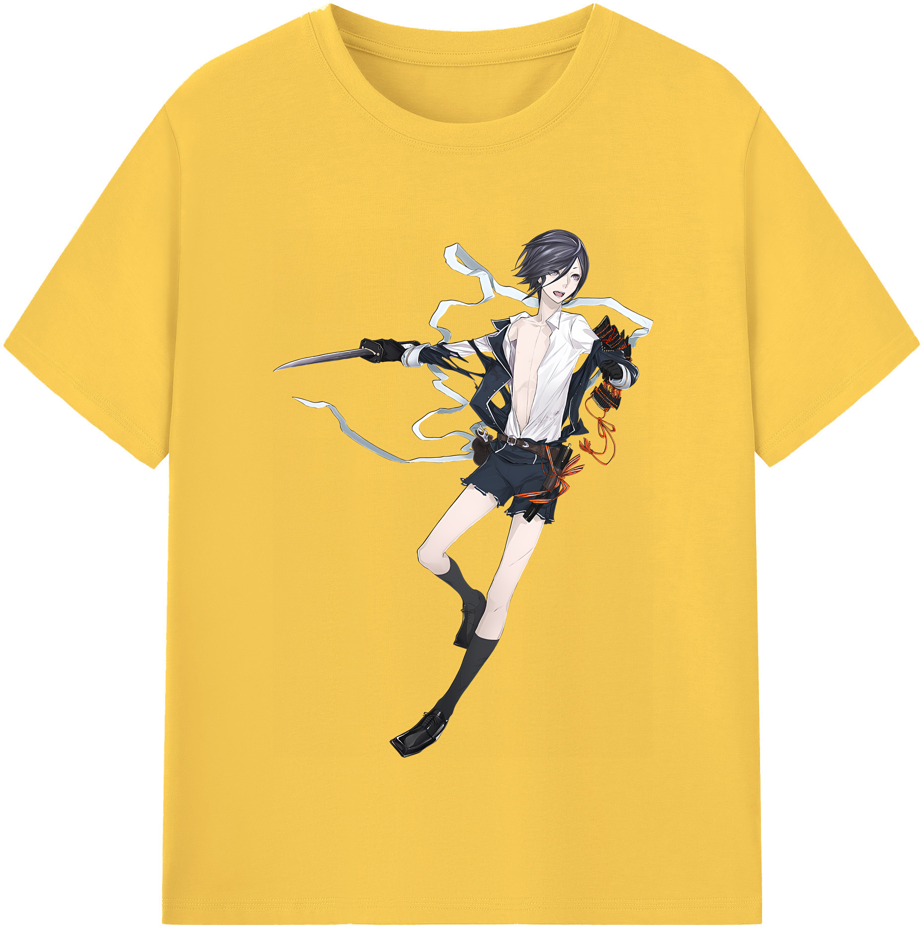 （画像用） 刀剣乱舞 Touken Ranbu 綿100％半袖Tシャツ（フロントプリント）