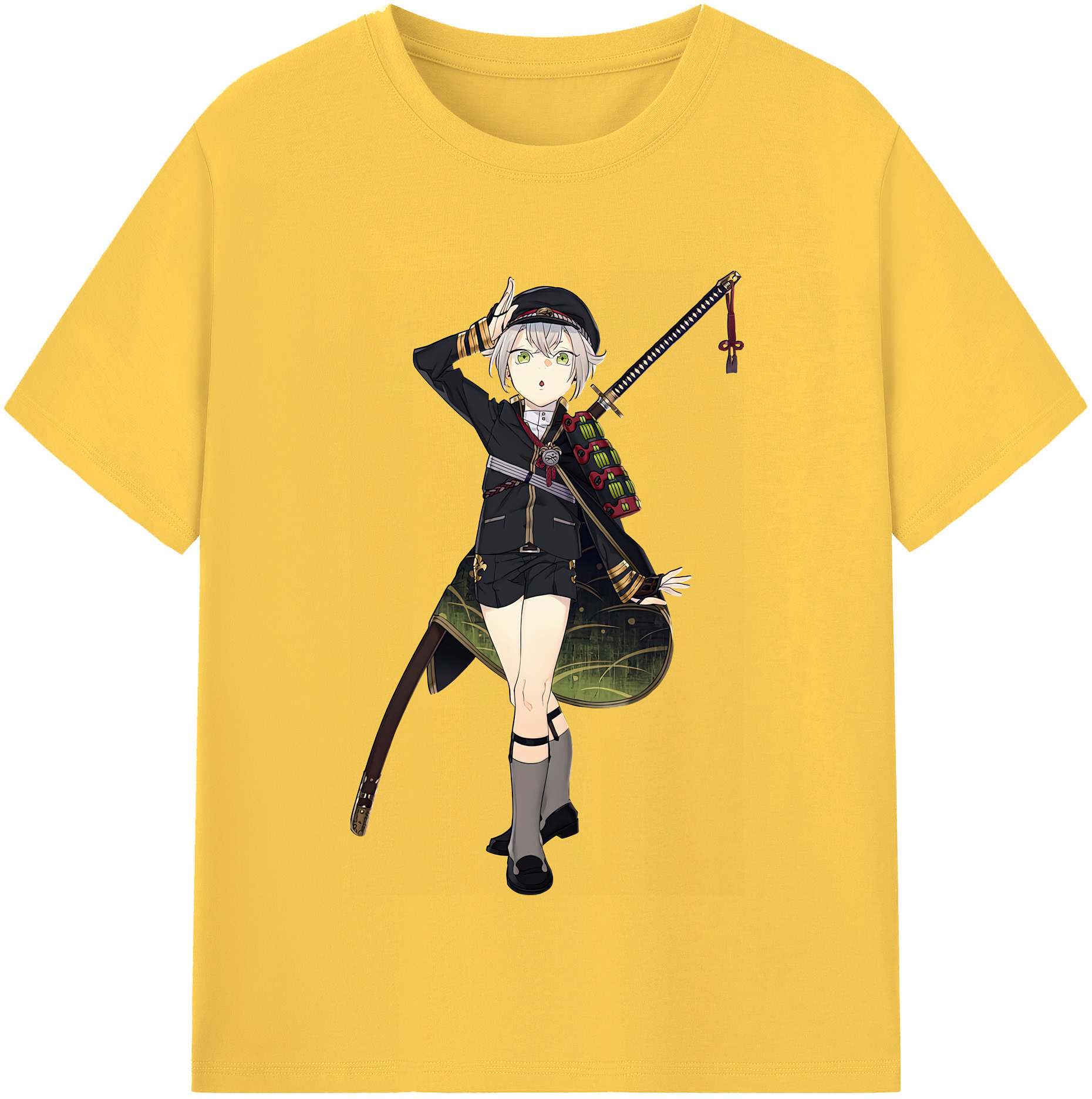 （画像用） 刀剣乱舞 Touken Ranbu 綿100％半袖Tシャツ（フロントプリント）