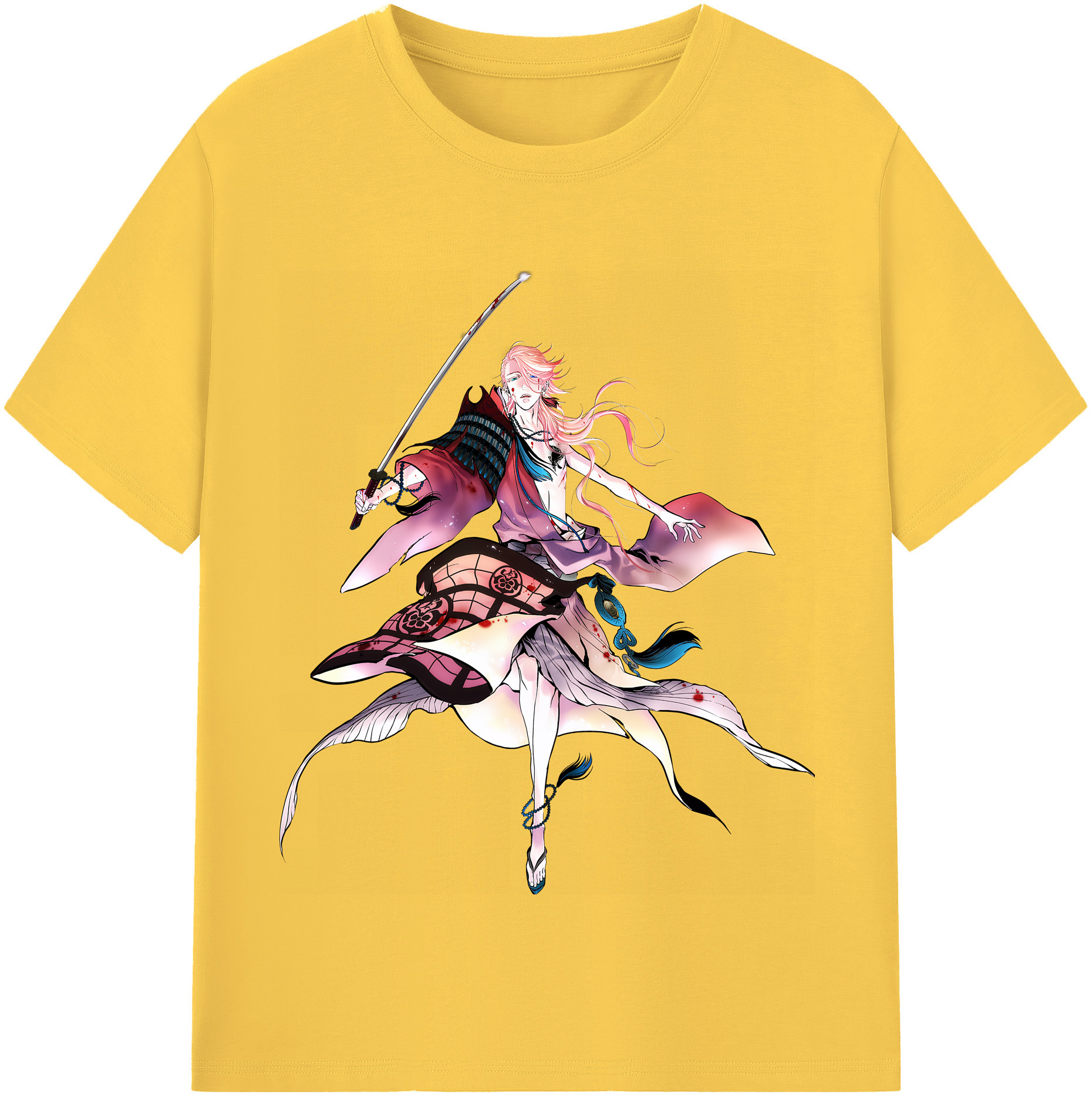 （画像用） 刀剣乱舞 Touken Ranbu 綿100％半袖Tシャツ（フロントプリント）