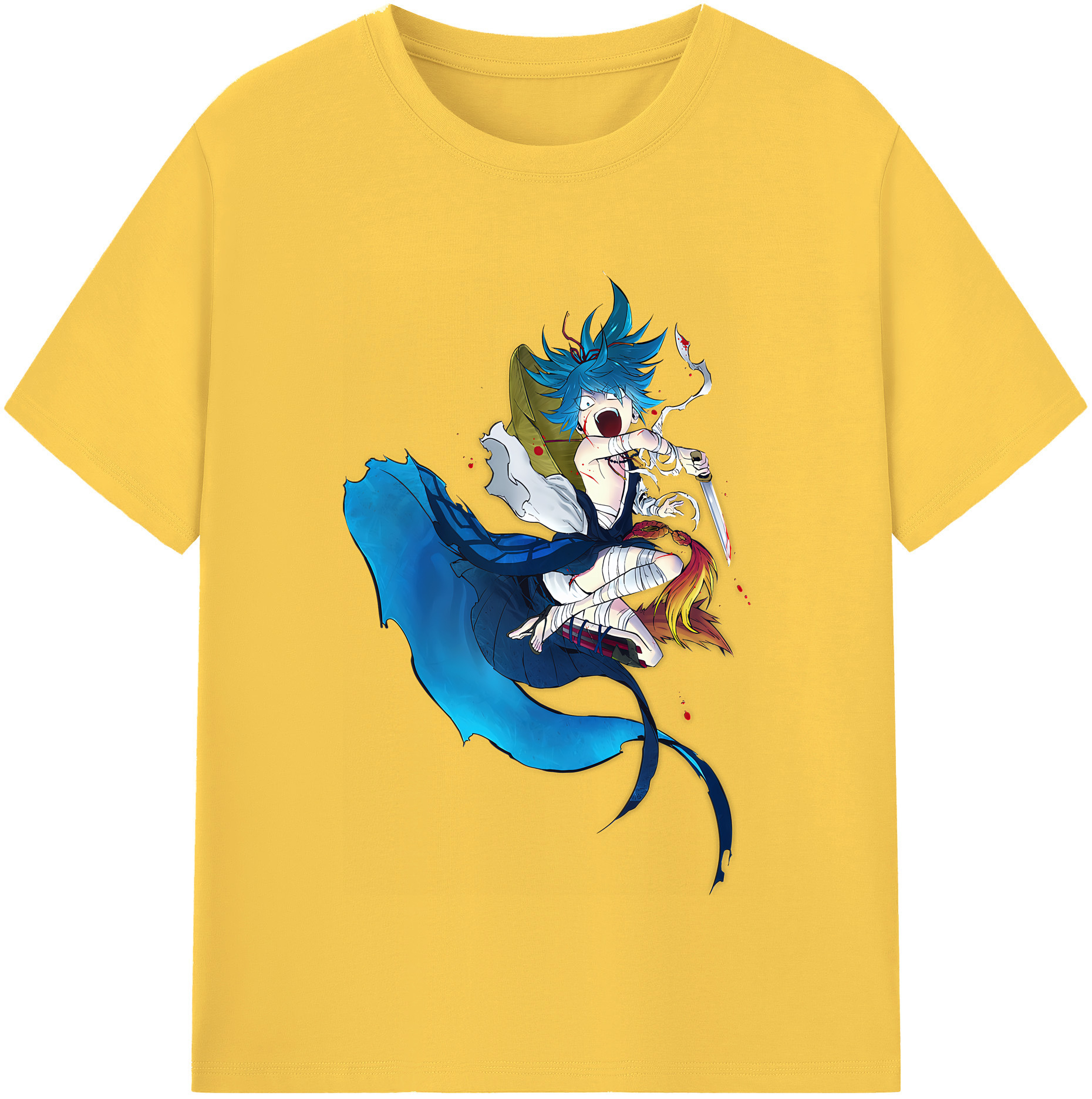 （画像用） 刀剣乱舞 Touken Ranbu 綿100％半袖Tシャツ（フロントプリント）