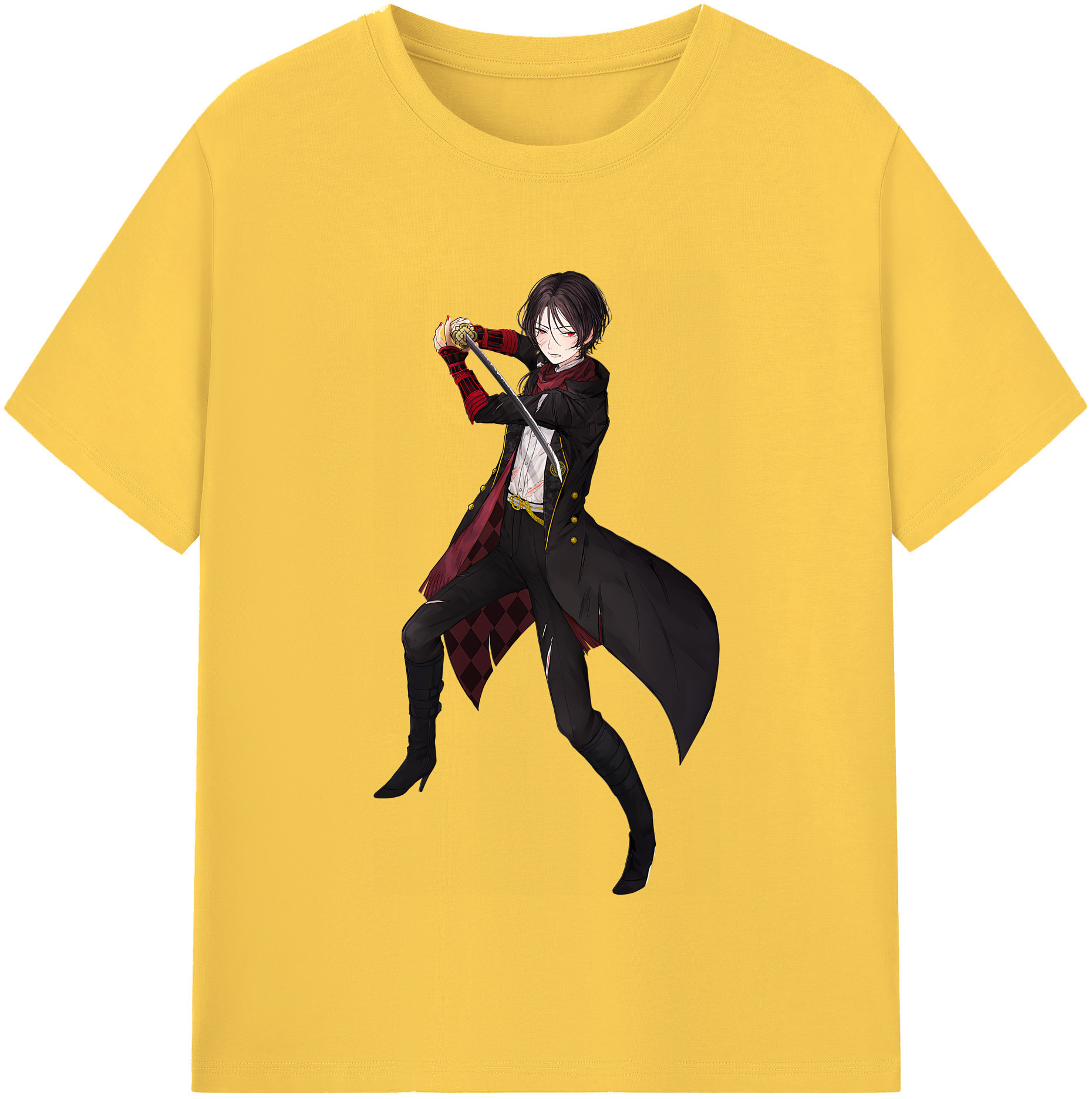 （画像用） 刀剣乱舞 Touken Ranbu 綿100％半袖Tシャツ（フロントプリント）