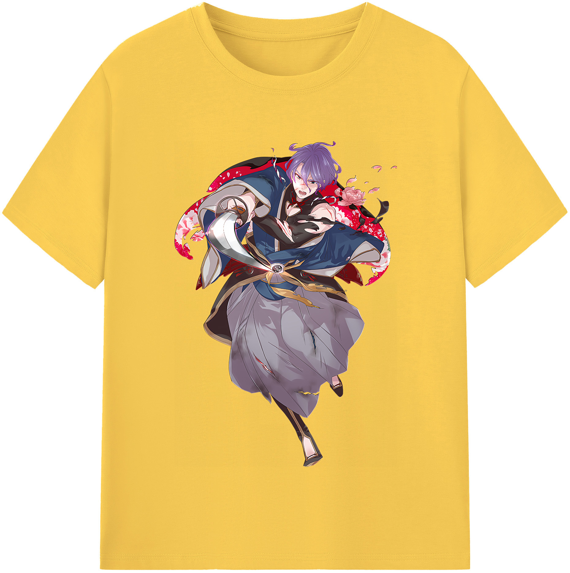 （画像用） 刀剣乱舞 Touken Ranbu 綿100％半袖Tシャツ（フロントプリント）