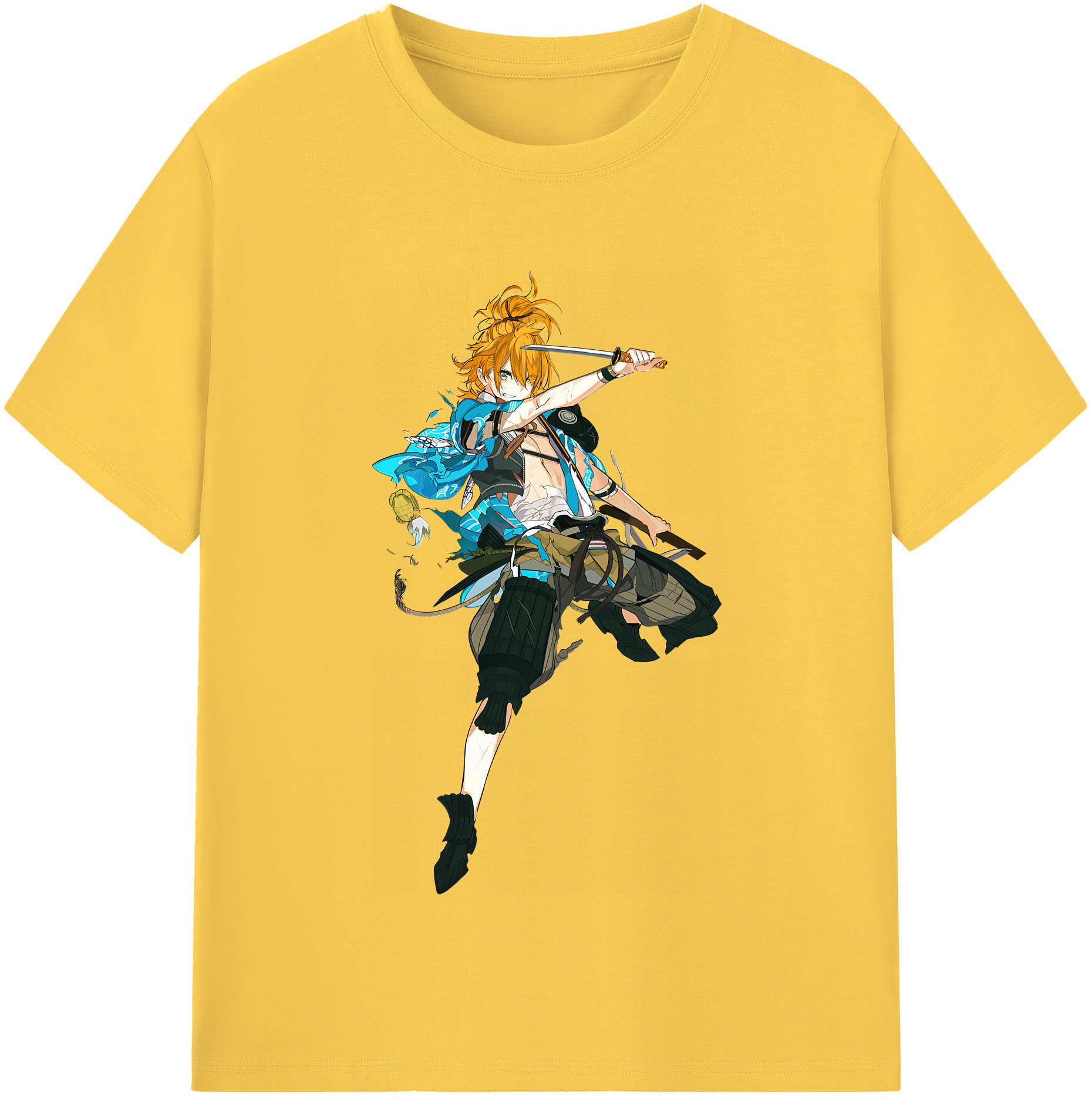 （画像用） 刀剣乱舞 Touken Ranbu 綿100％半袖Tシャツ（フロントプリント）