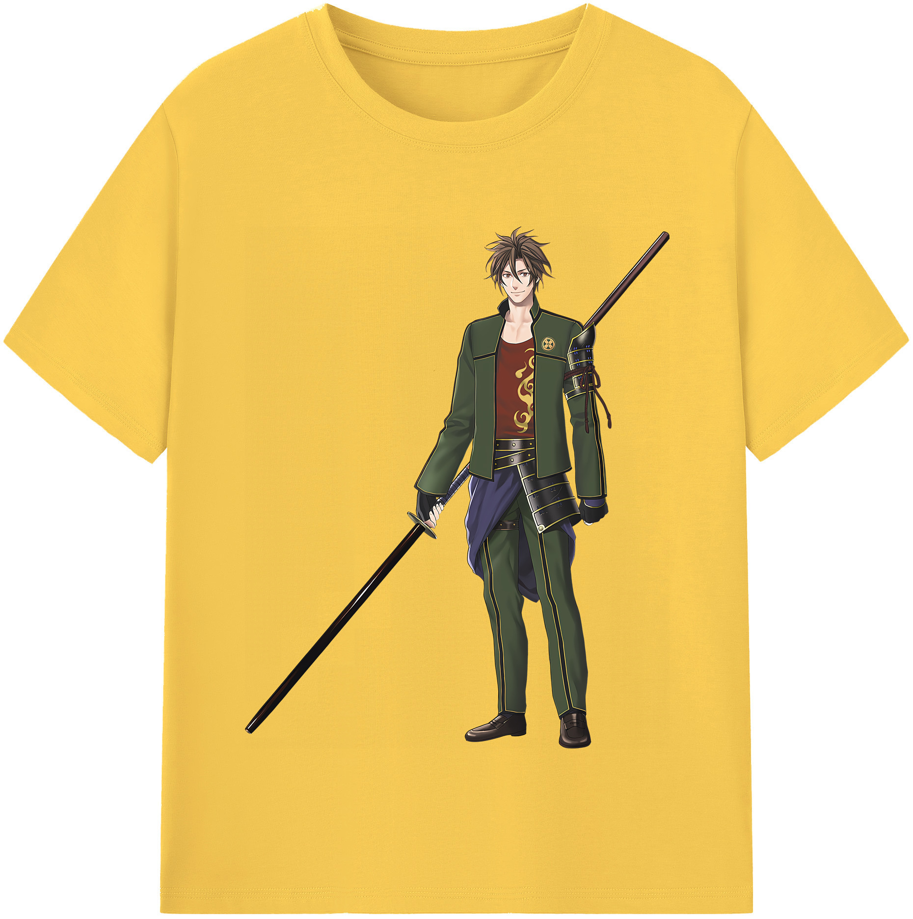 （画像用） 刀剣乱舞 Touken Ranbu 綿100％半袖Tシャツ（フロントプリント）