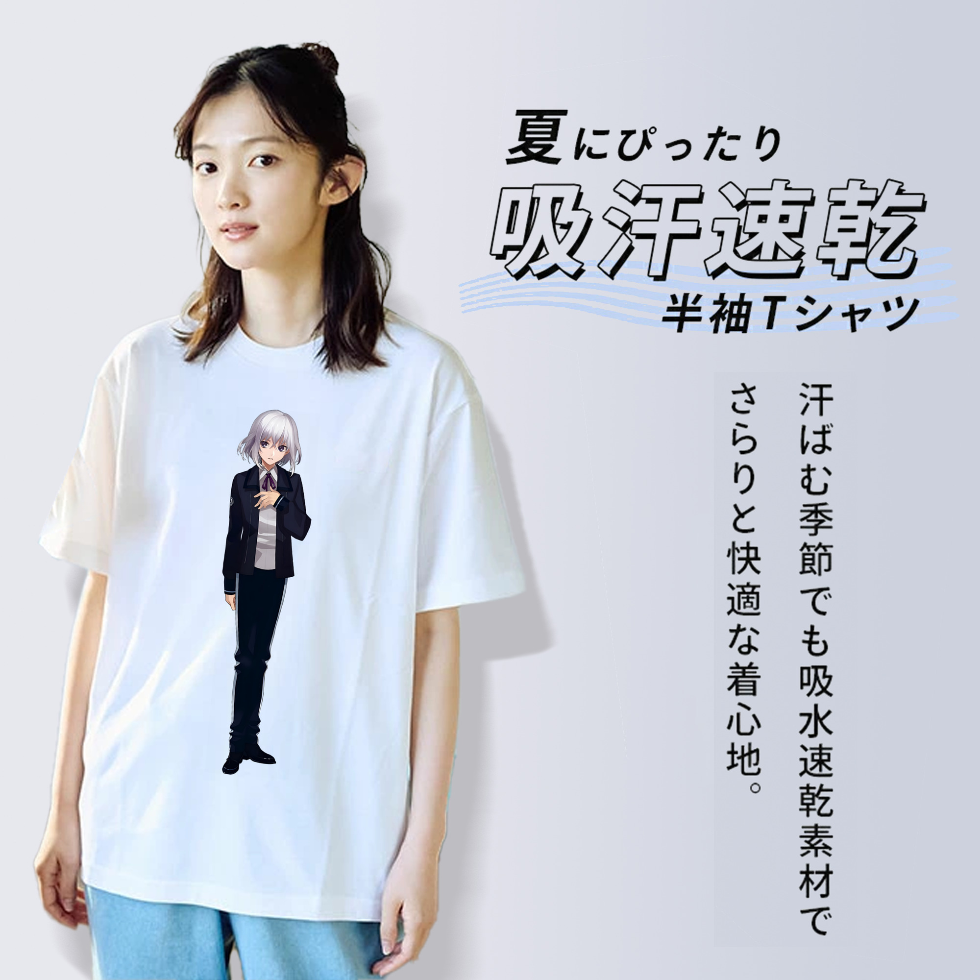 刀剣乱舞 Touken Ranbu 綿100％半袖Tシャツ（フロントプリント）