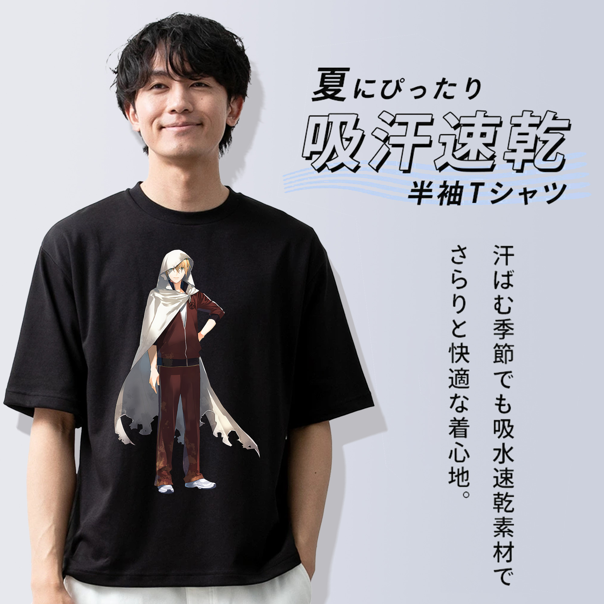 刀剣乱舞 Touken Ranbu 綿100％半袖Tシャツ（フロントプリント）