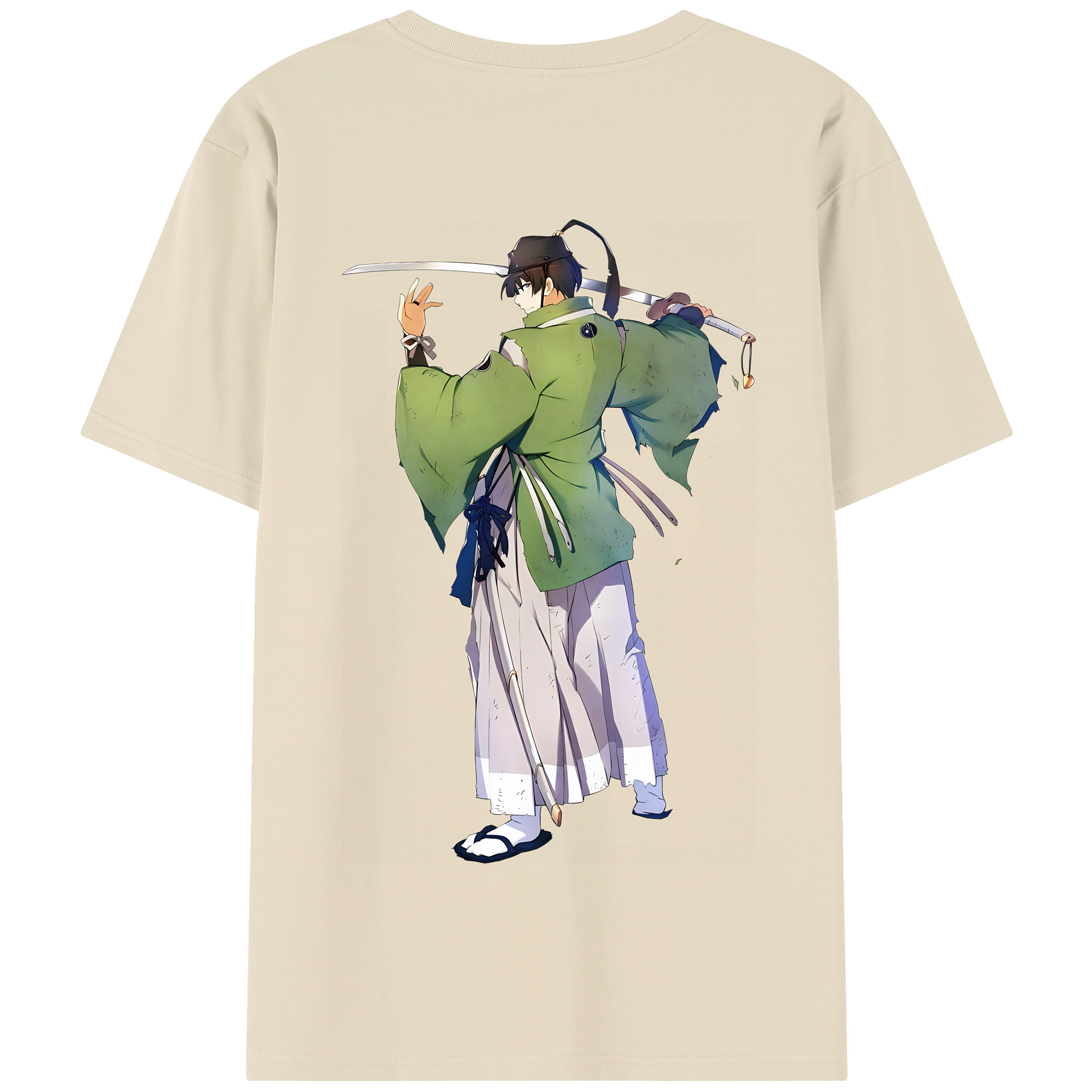（画像用） 刀剣乱舞 Touken Ranbu 綿100％半袖Tシャツ（背面プリント）