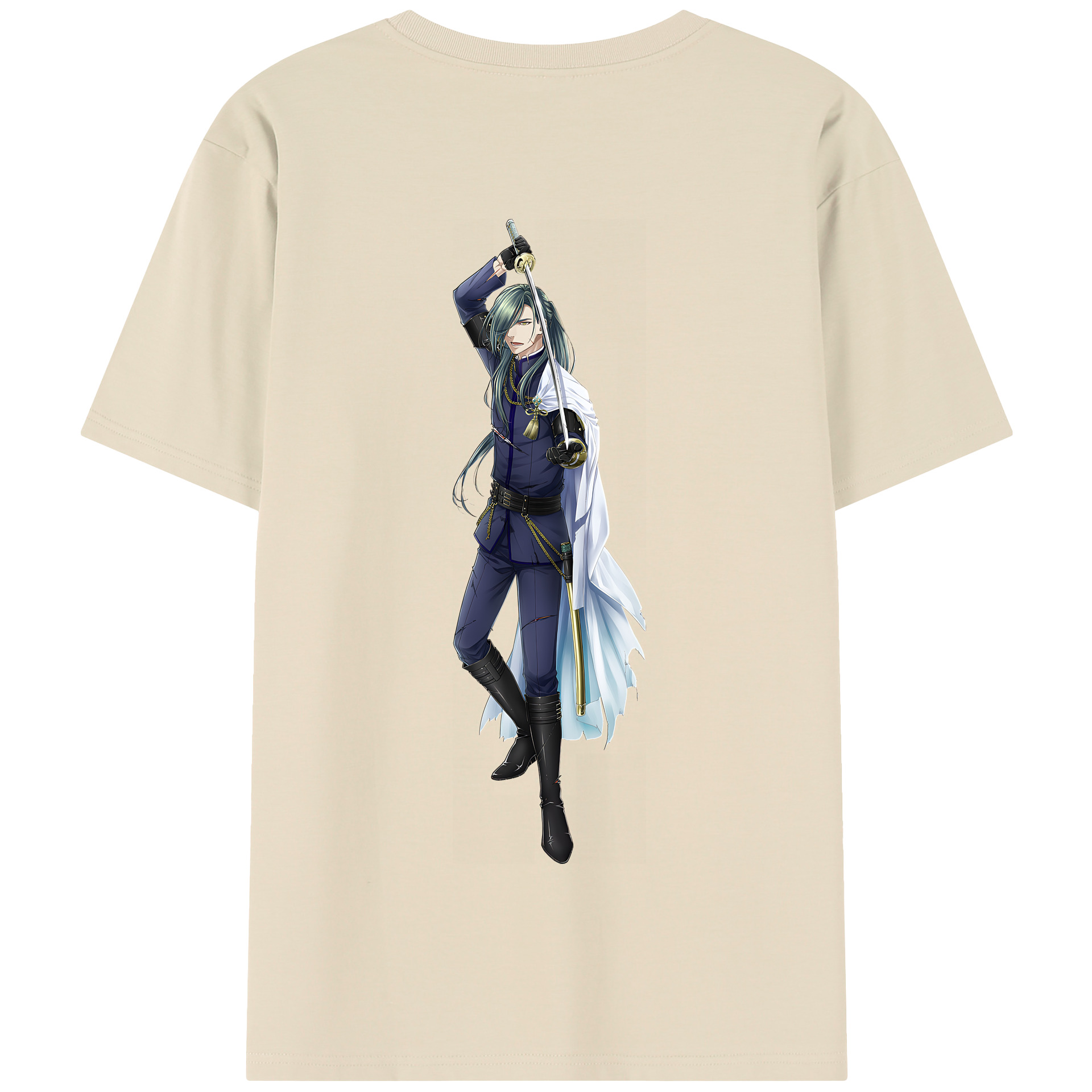 （画像用） 刀剣乱舞 Touken Ranbu 綿100％半袖Tシャツ（背面プリント）