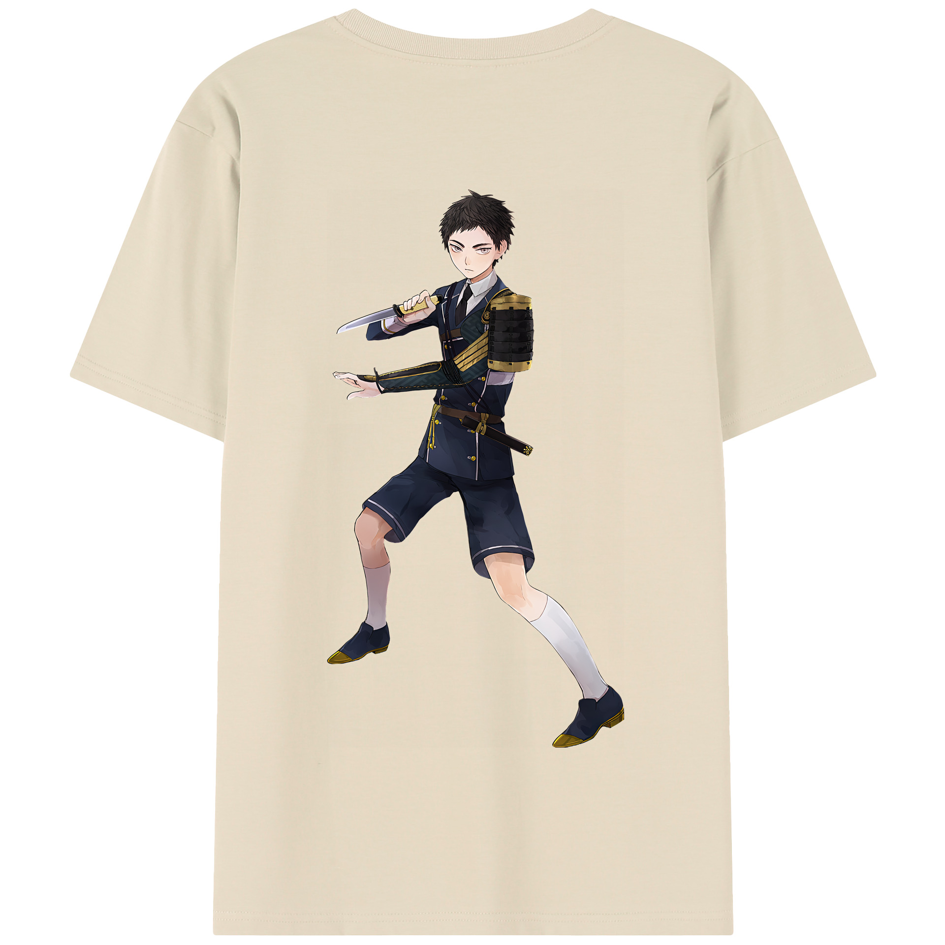 （画像用） 刀剣乱舞 Touken Ranbu 綿100％半袖Tシャツ（背面プリント）