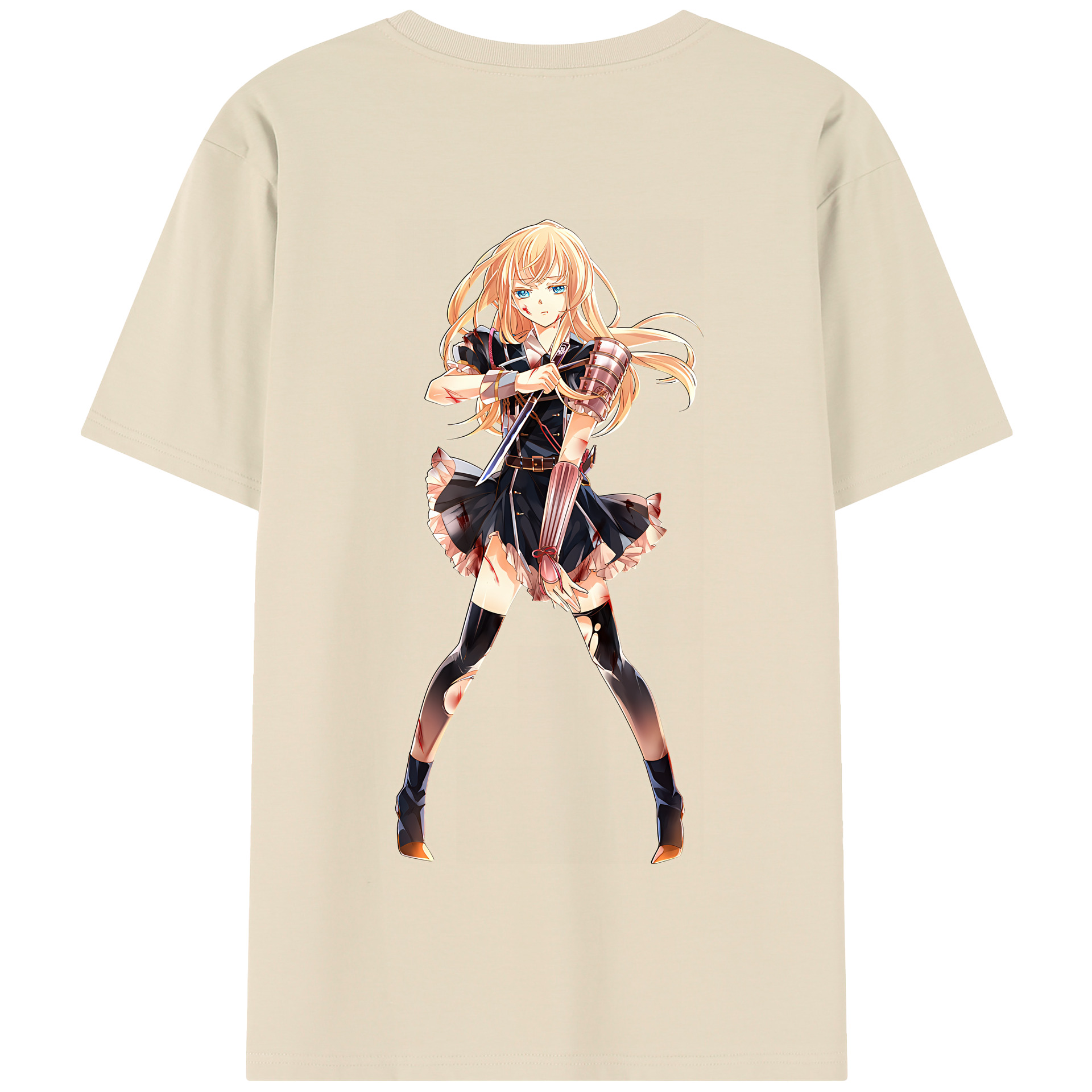 （画像用） 刀剣乱舞 Touken Ranbu 綿100％半袖Tシャツ（背面プリント）