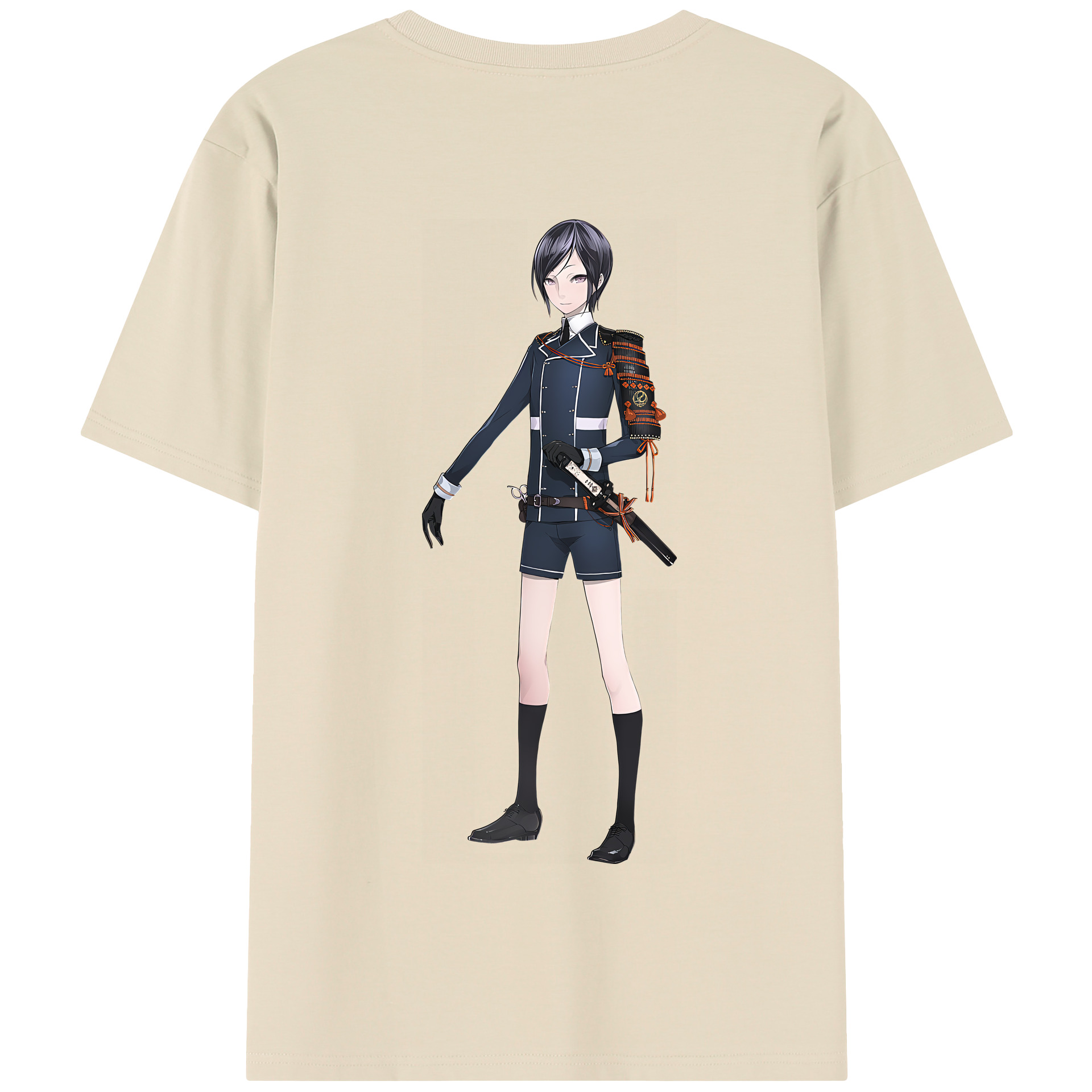 （画像用） 刀剣乱舞 Touken Ranbu 綿100％半袖Tシャツ（背面プリント）