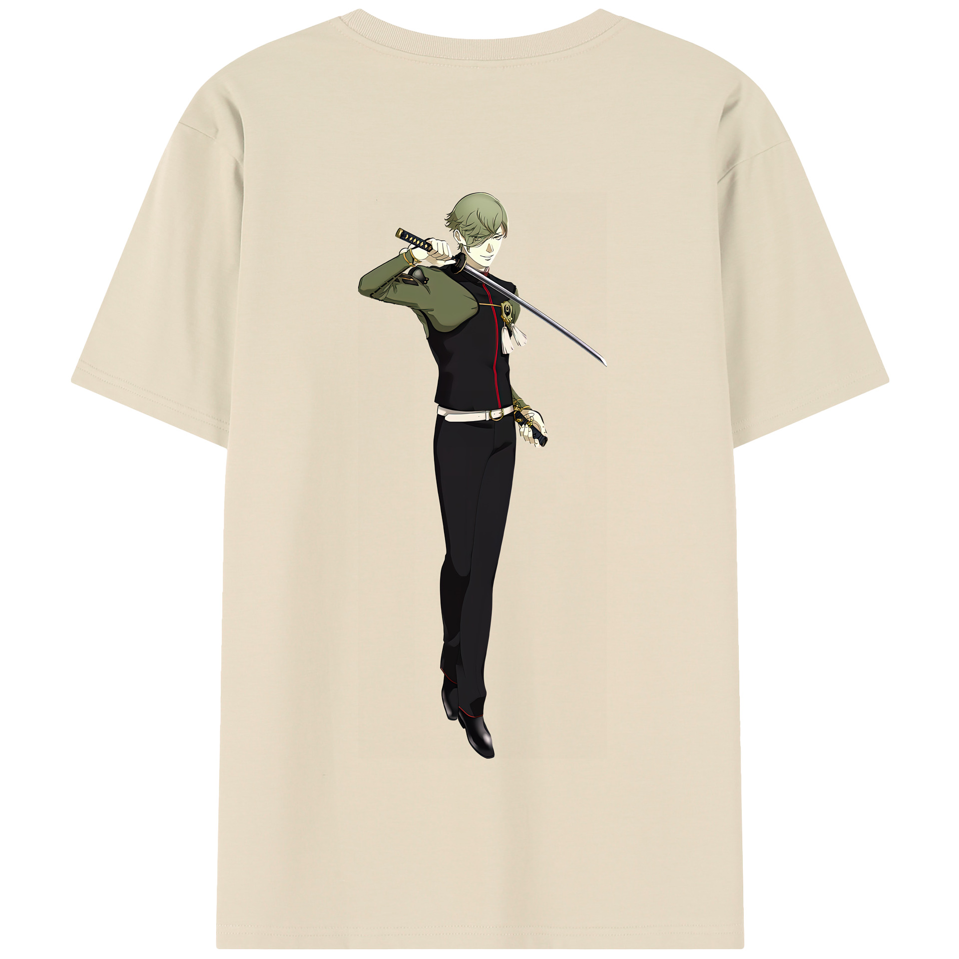 （画像用） 刀剣乱舞 Touken Ranbu 綿100％半袖Tシャツ（背面プリント）
