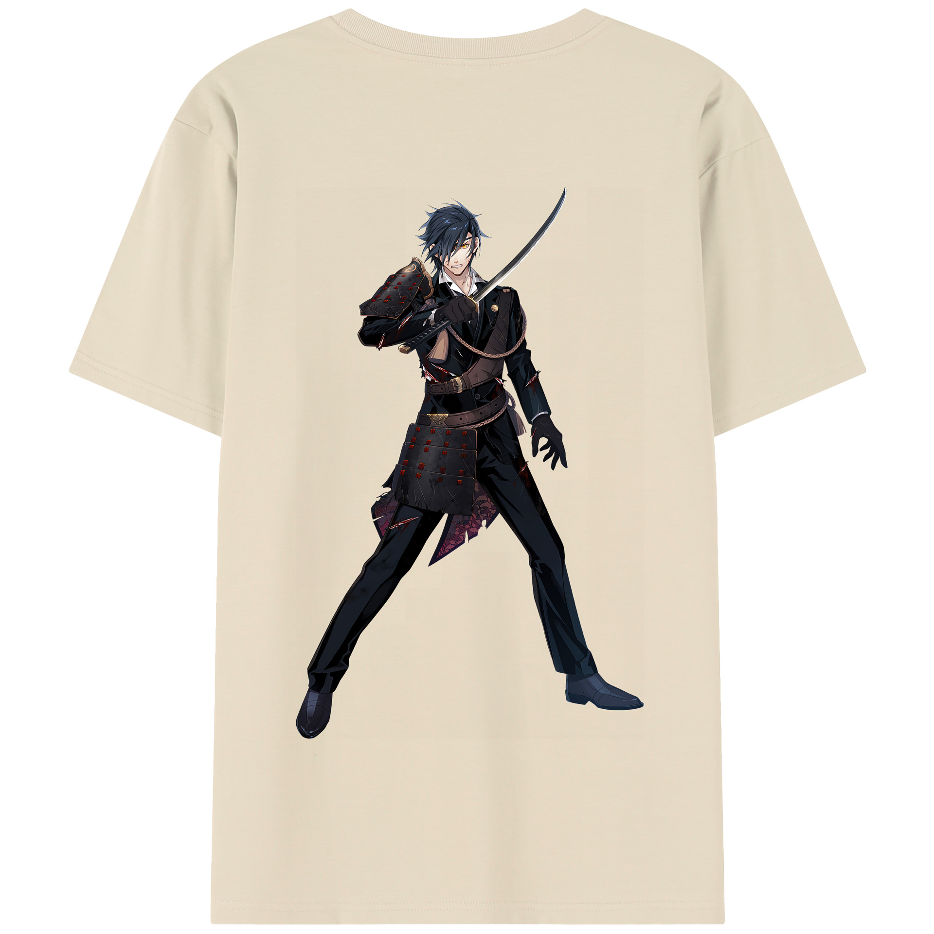 （画像用） 刀剣乱舞 Touken Ranbu 綿100％半袖Tシャツ（背面プリント）