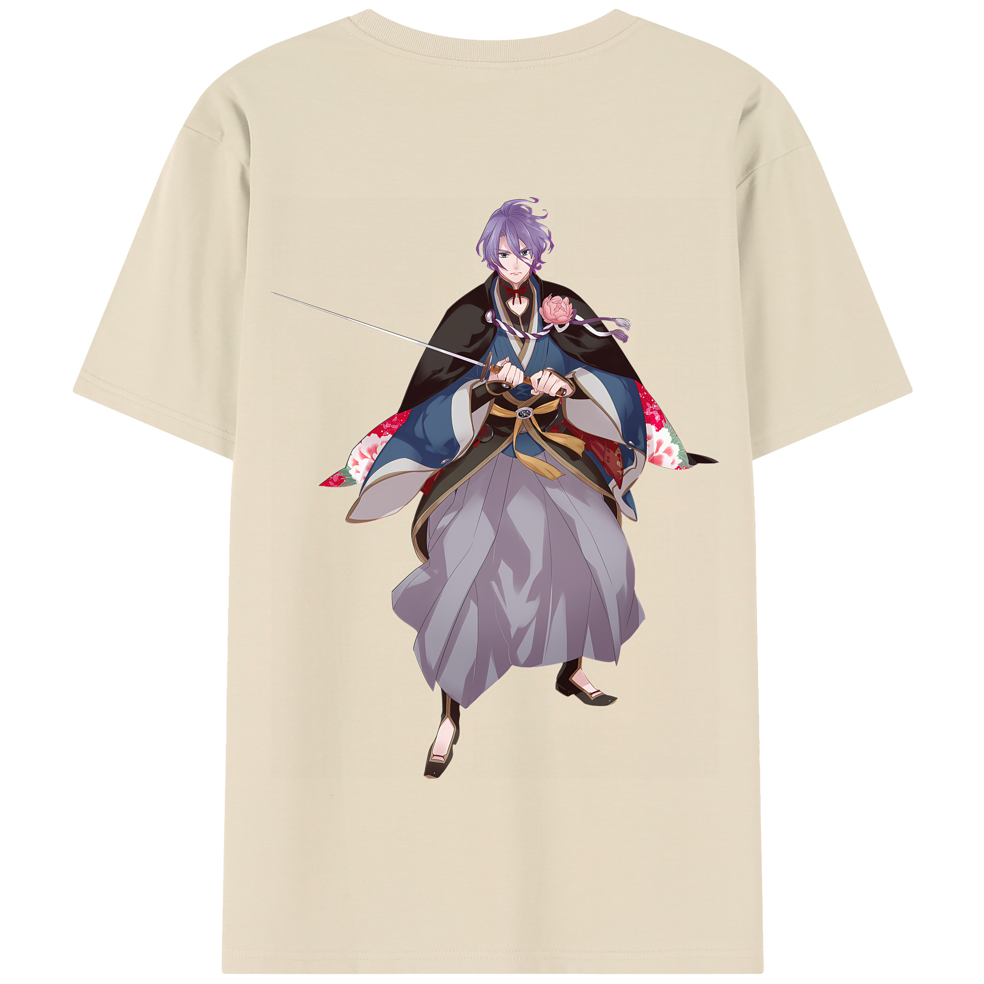 （画像用） 刀剣乱舞 Touken Ranbu 綿100％半袖Tシャツ（背面プリント）