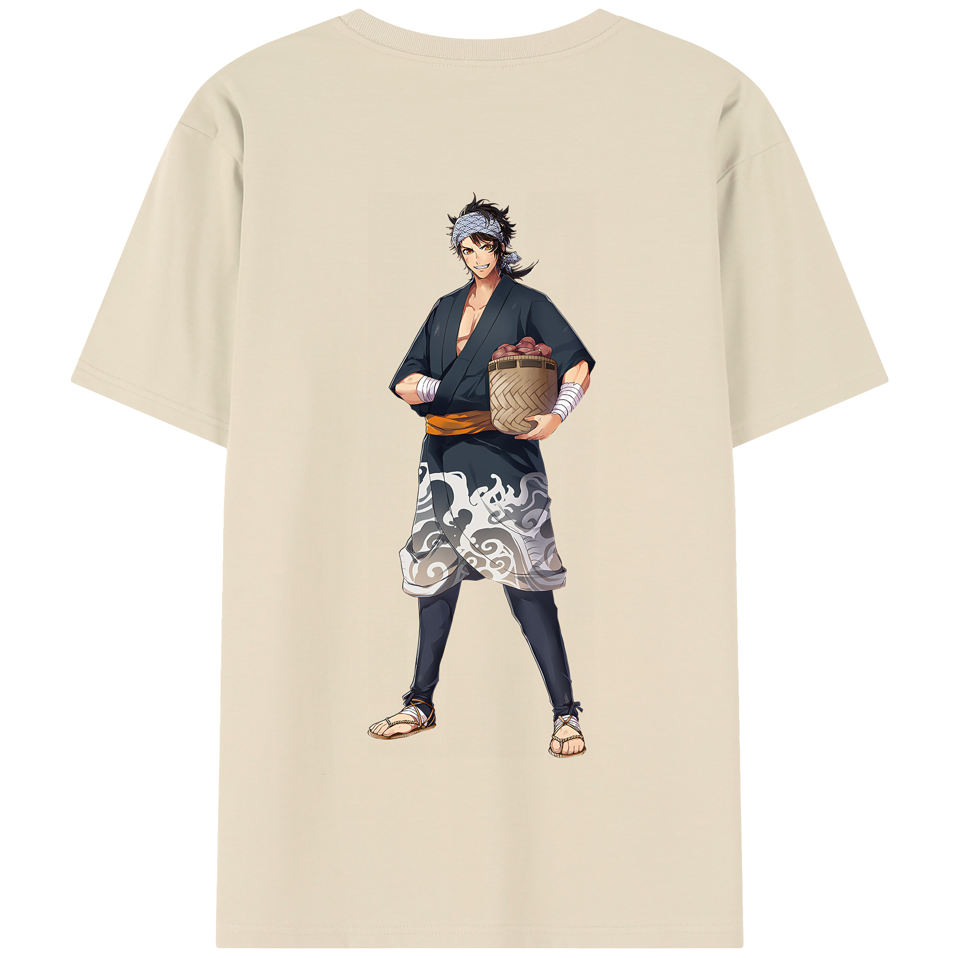（画像用） 刀剣乱舞 Touken Ranbu 綿100％半袖Tシャツ（背面プリント）