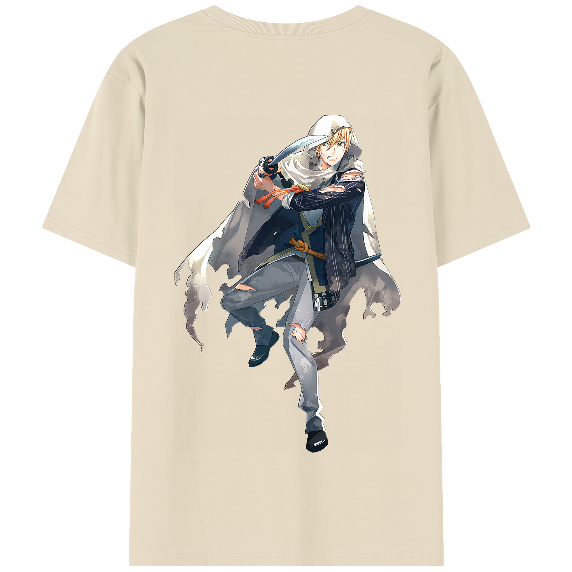 （画像用） 刀剣乱舞 Touken Ranbu 綿100％半袖Tシャツ（背面プリント）