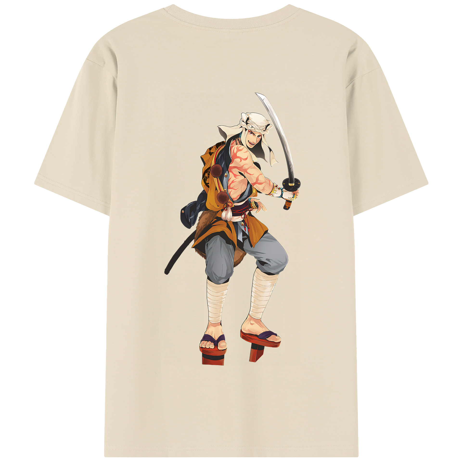 （画像用） 刀剣乱舞 Touken Ranbu 綿100％半袖Tシャツ（背面プリント）