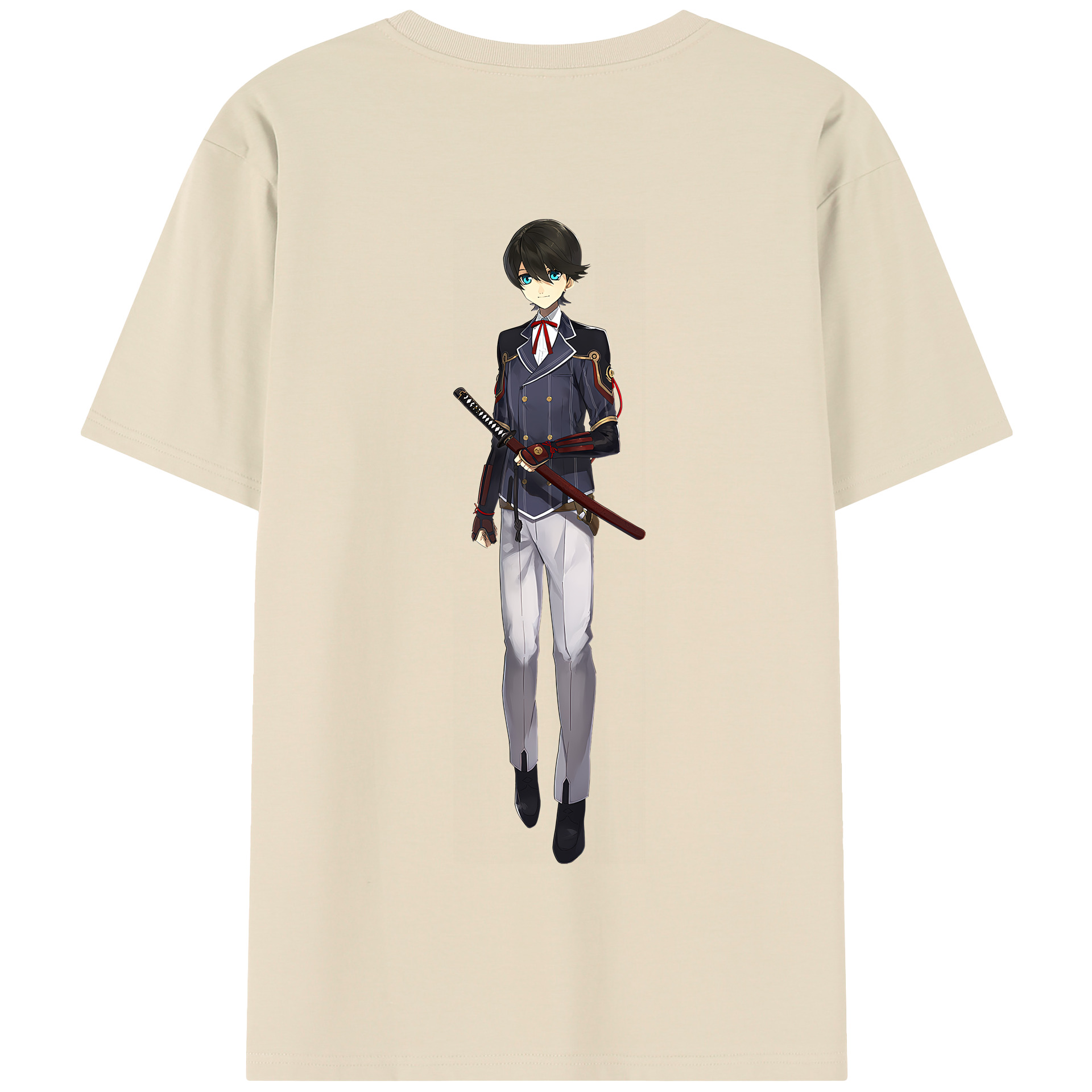（画像用） 刀剣乱舞 Touken Ranbu 綿100％半袖Tシャツ（背面プリント）