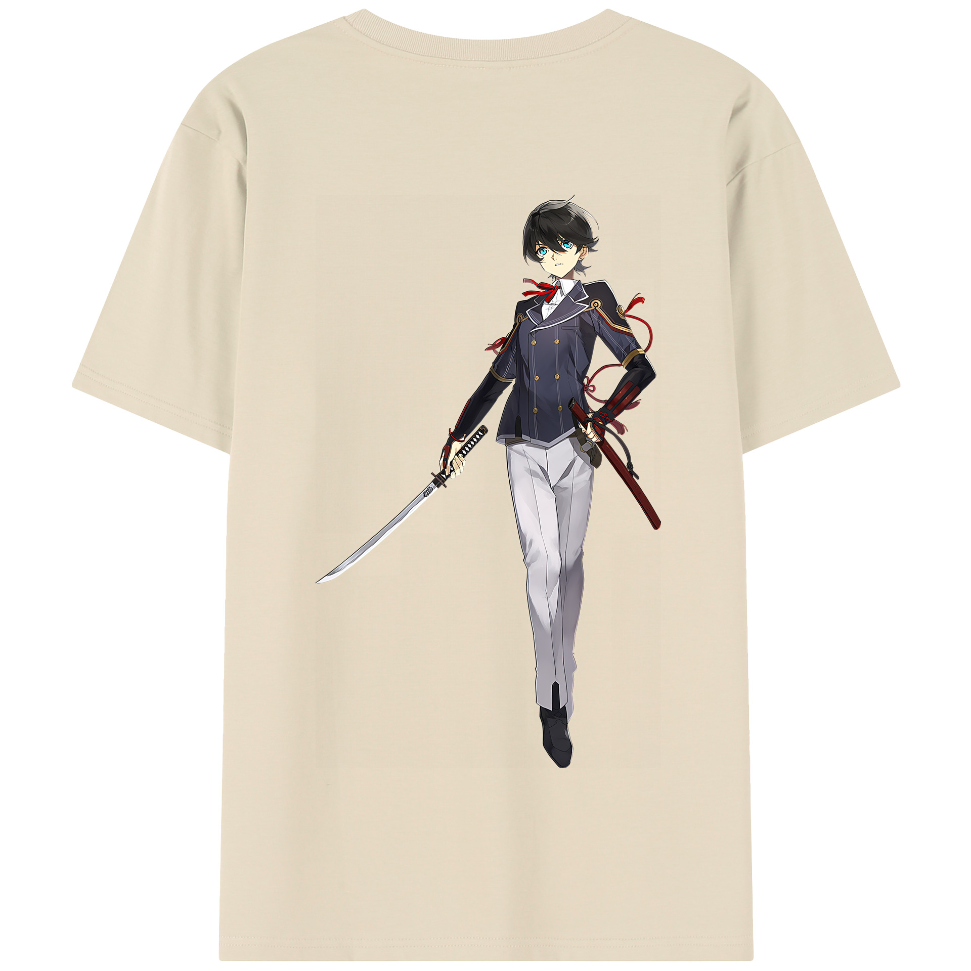 （画像用） 刀剣乱舞 Touken Ranbu 綿100％半袖Tシャツ（背面プリント）