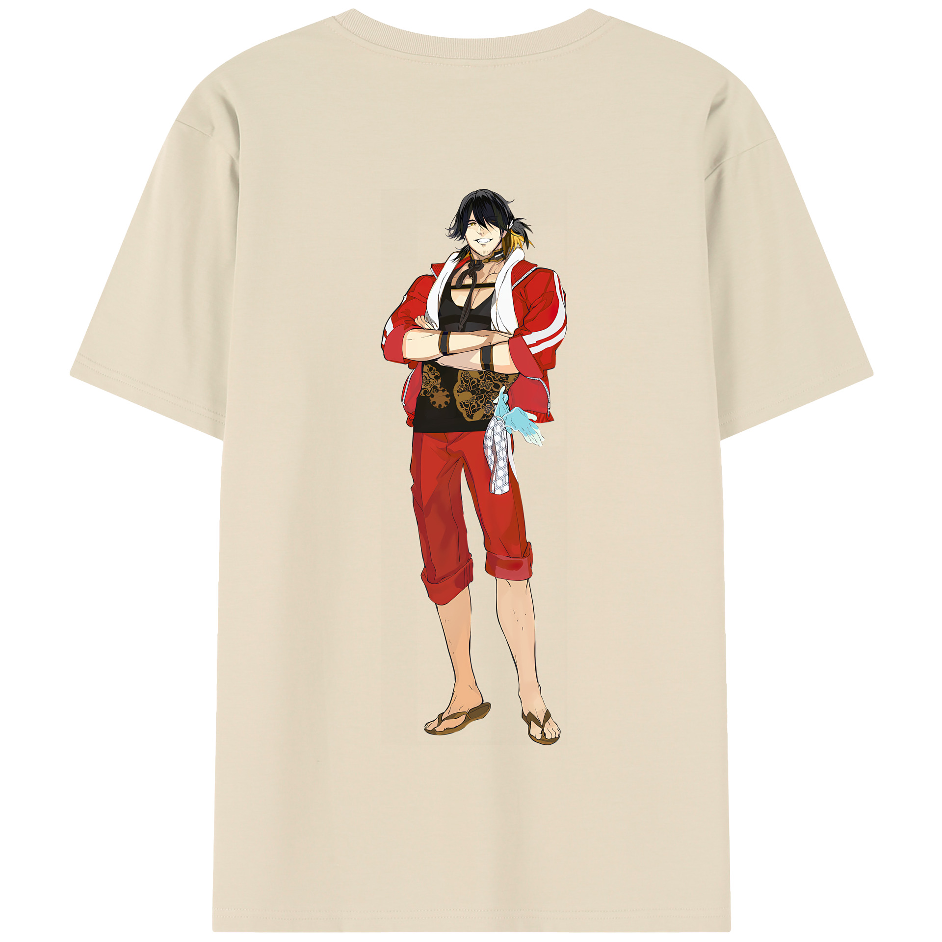 （画像用） 刀剣乱舞 Touken Ranbu 綿100％半袖Tシャツ（背面プリント）