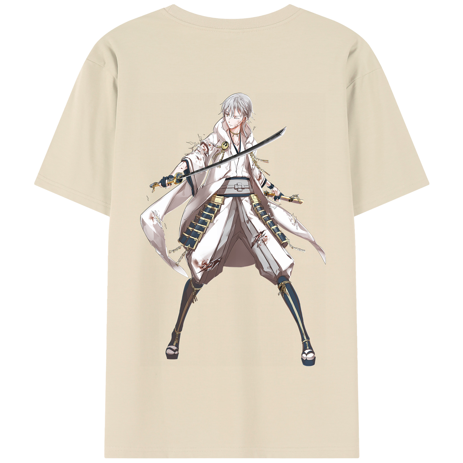 （画像用） 刀剣乱舞 Touken Ranbu 綿100％半袖Tシャツ（背面プリント）