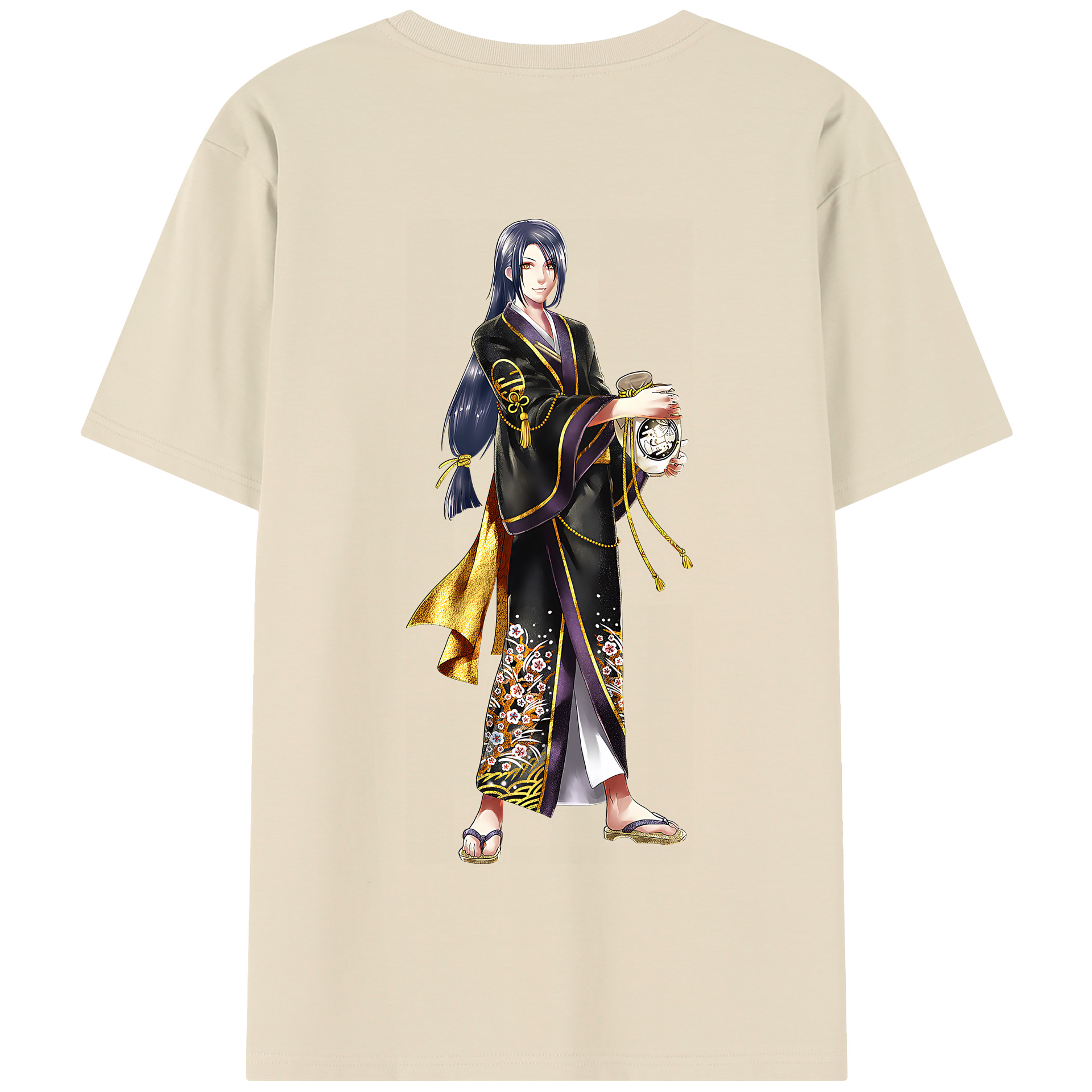 （画像用） 刀剣乱舞 Touken Ranbu 綿100％半袖Tシャツ（背面プリント）