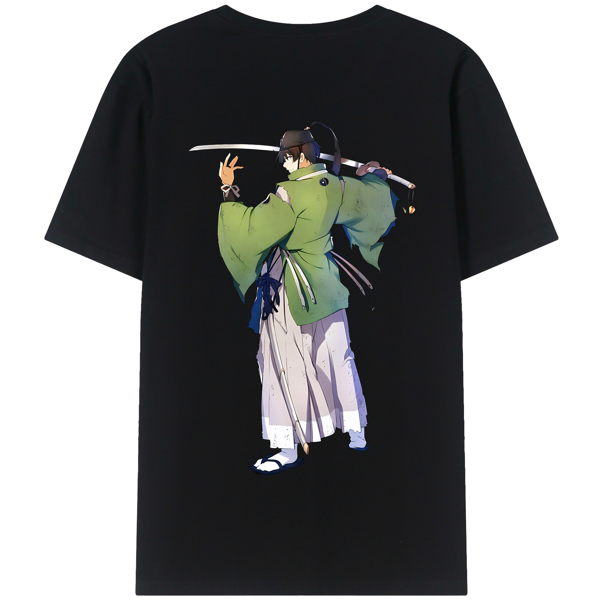 （画像用） 刀剣乱舞 Touken Ranbu 綿100％半袖Tシャツ（背面プリント）