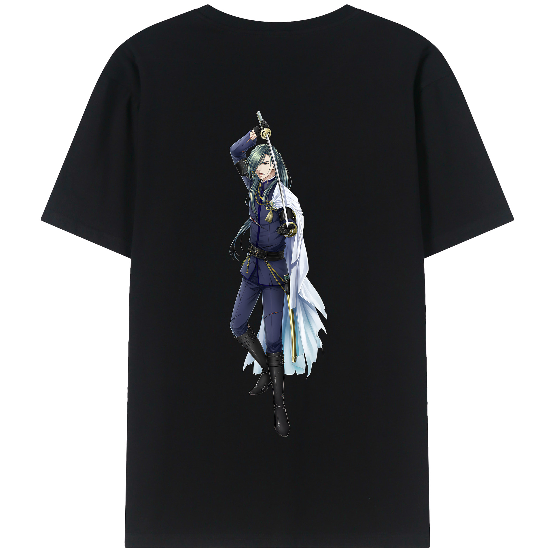 （画像用） 刀剣乱舞 Touken Ranbu 綿100％半袖Tシャツ（背面プリント）