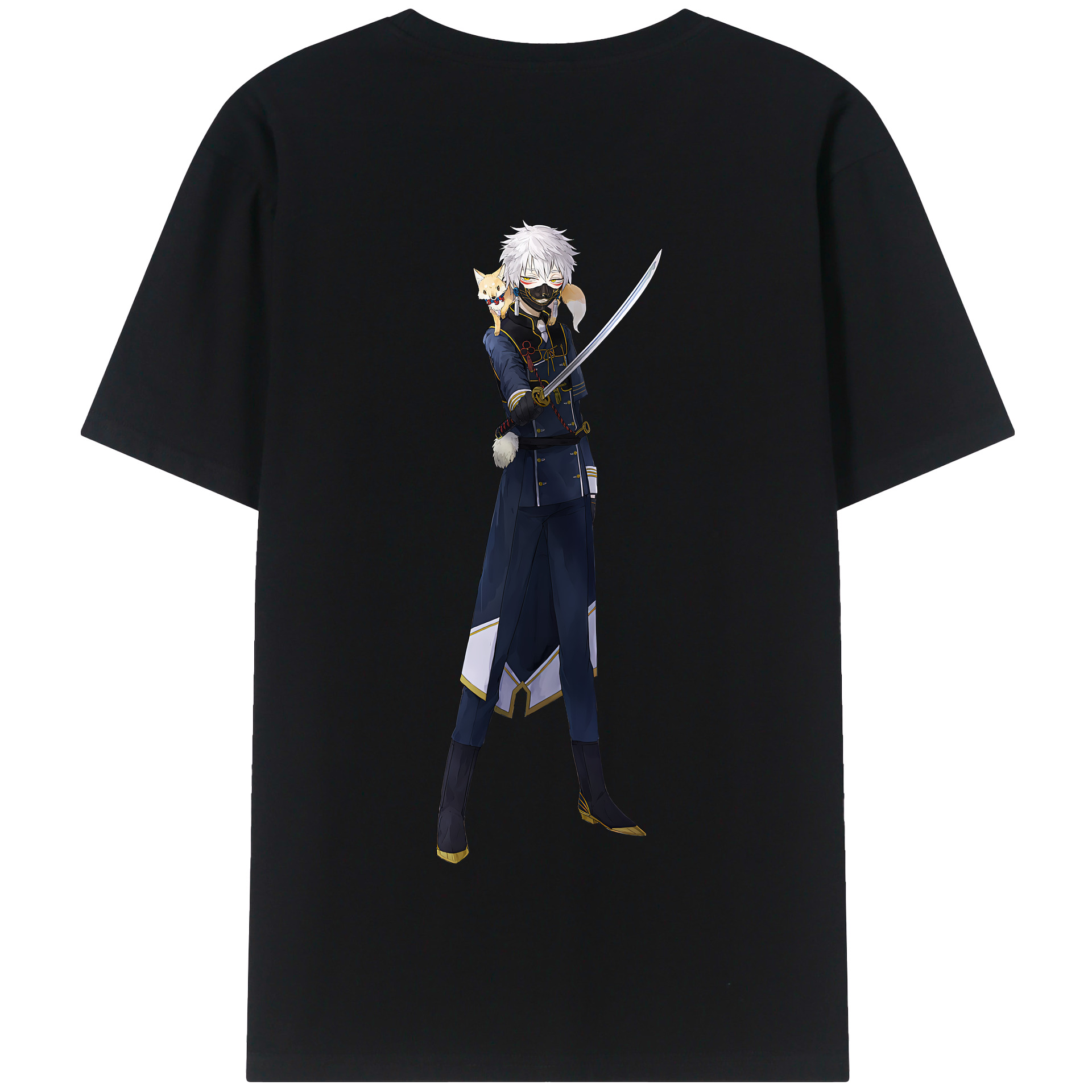 （画像用） 刀剣乱舞 Touken Ranbu 綿100％半袖Tシャツ（背面プリント）