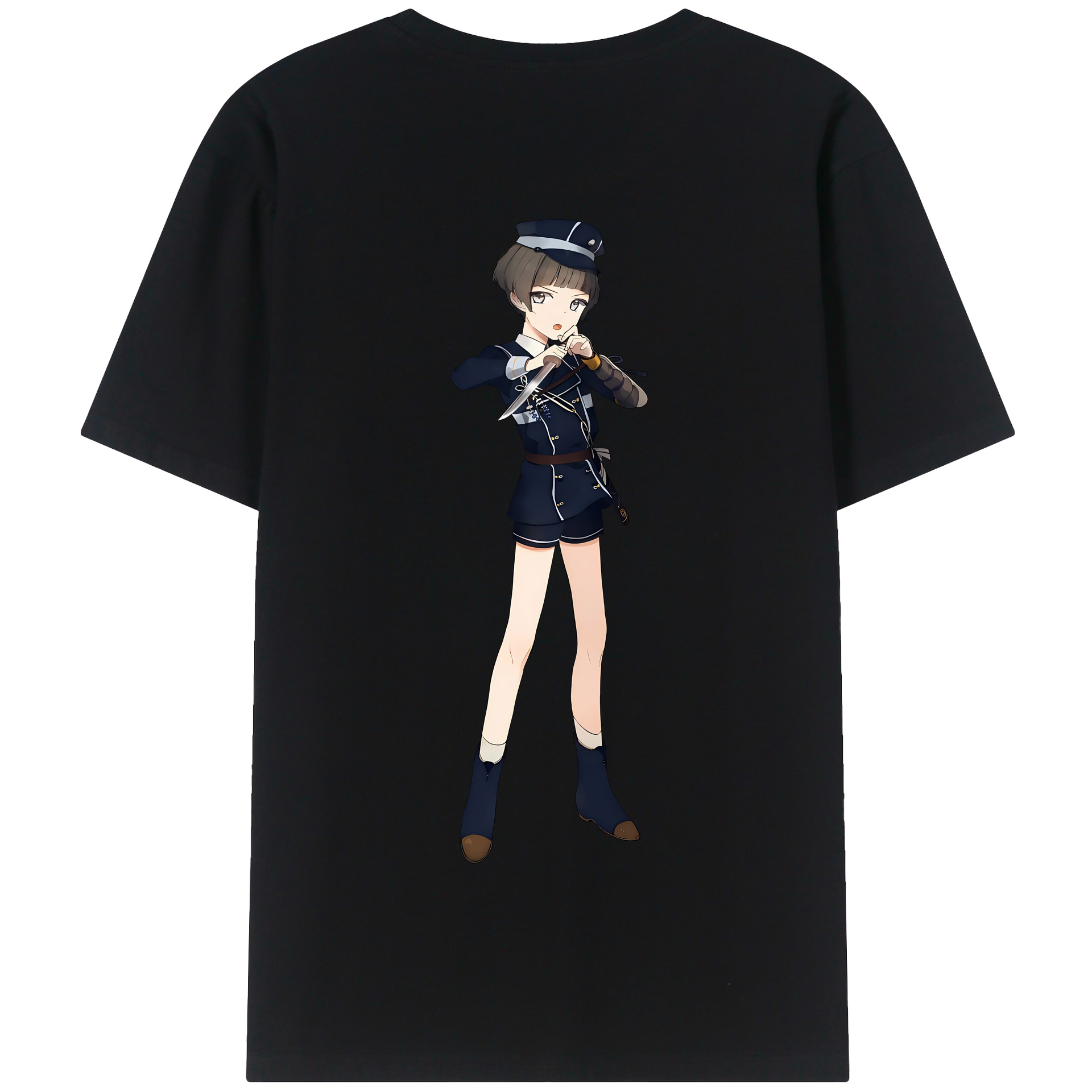（画像用） 刀剣乱舞 Touken Ranbu 綿100％半袖Tシャツ（背面プリント）