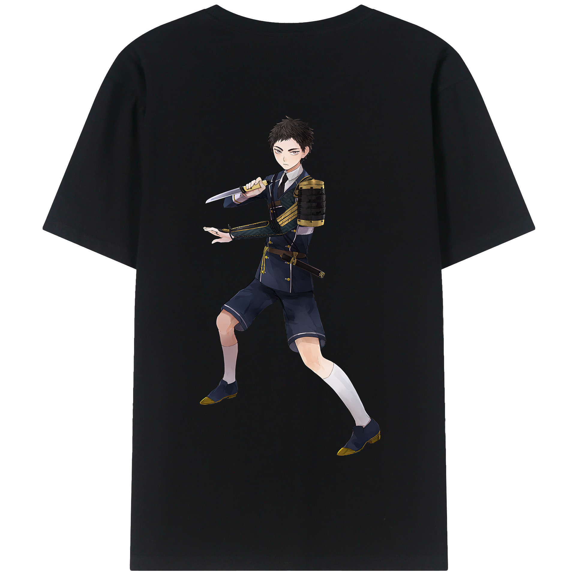 （画像用） 刀剣乱舞 Touken Ranbu 綿100％半袖Tシャツ（背面プリント）